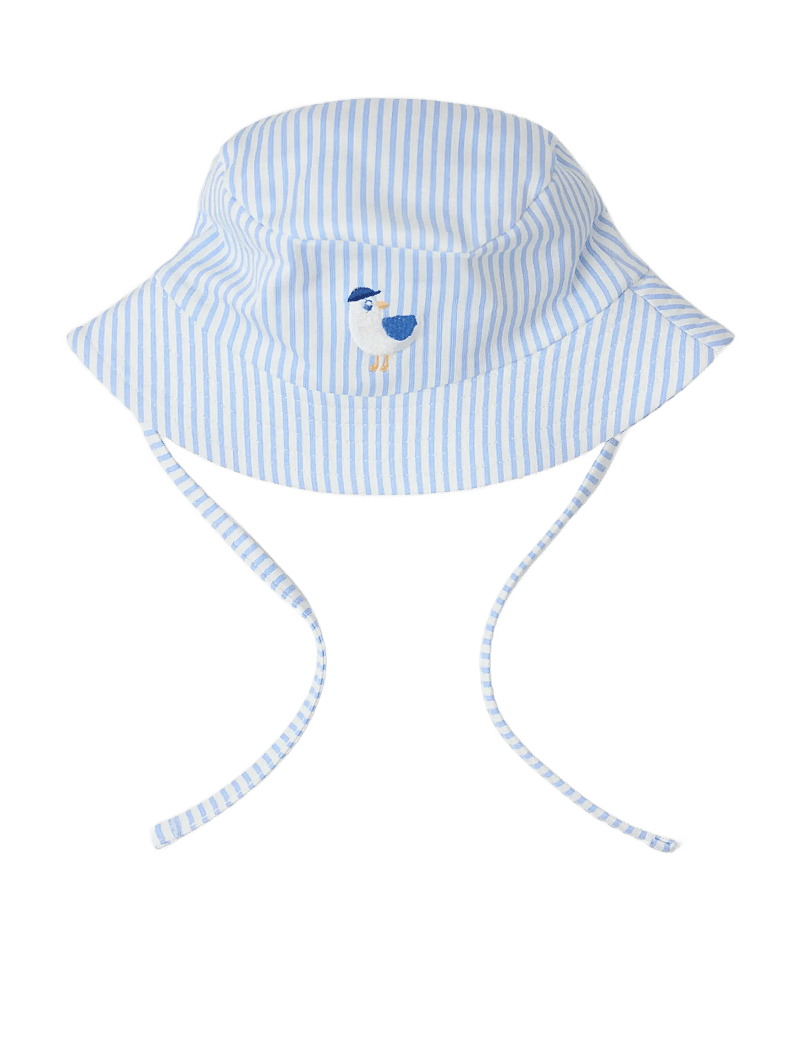 Lindex - Bucket hat in jersey - vinter tilbehør - light dusty white - 0