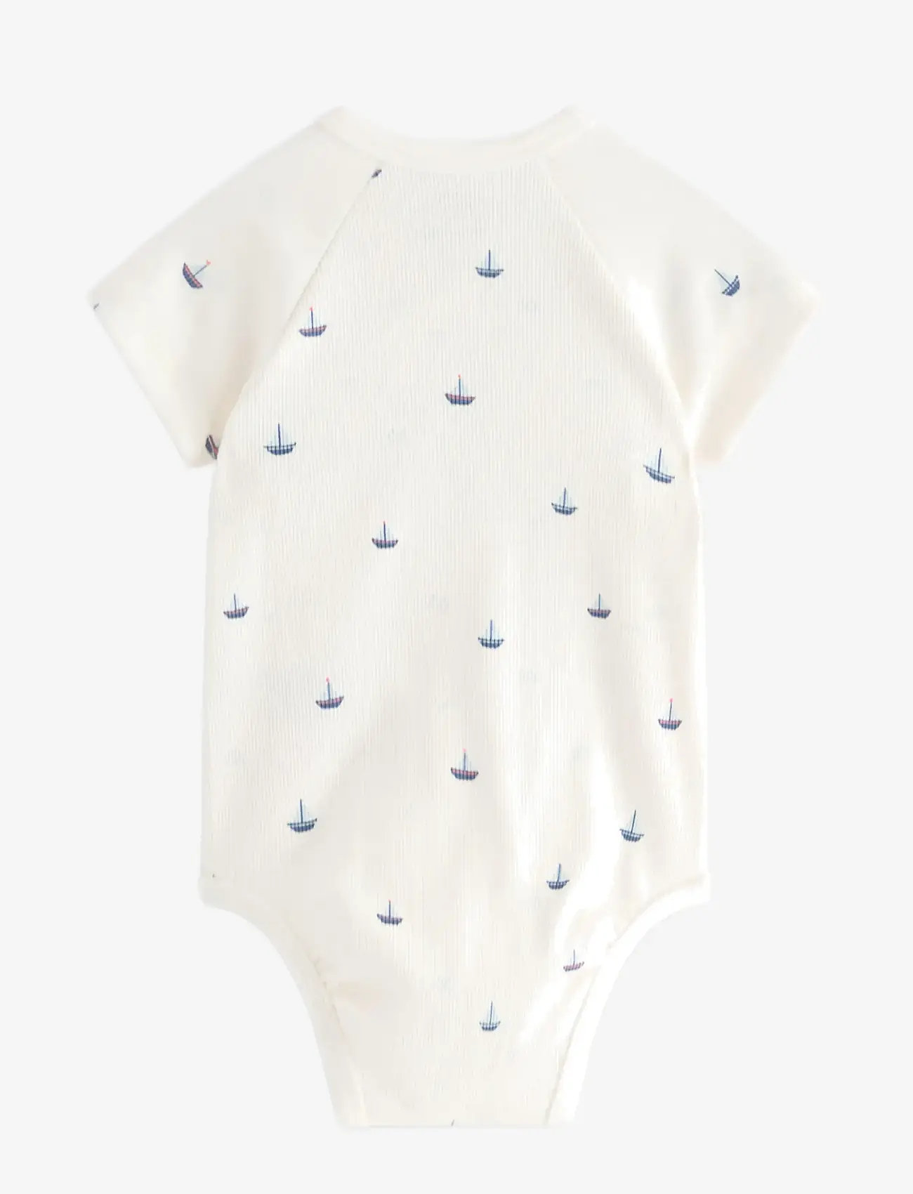 Lindex - Ribbed wrap bodysuit - kortærmede heldragter - light dusty white - 1