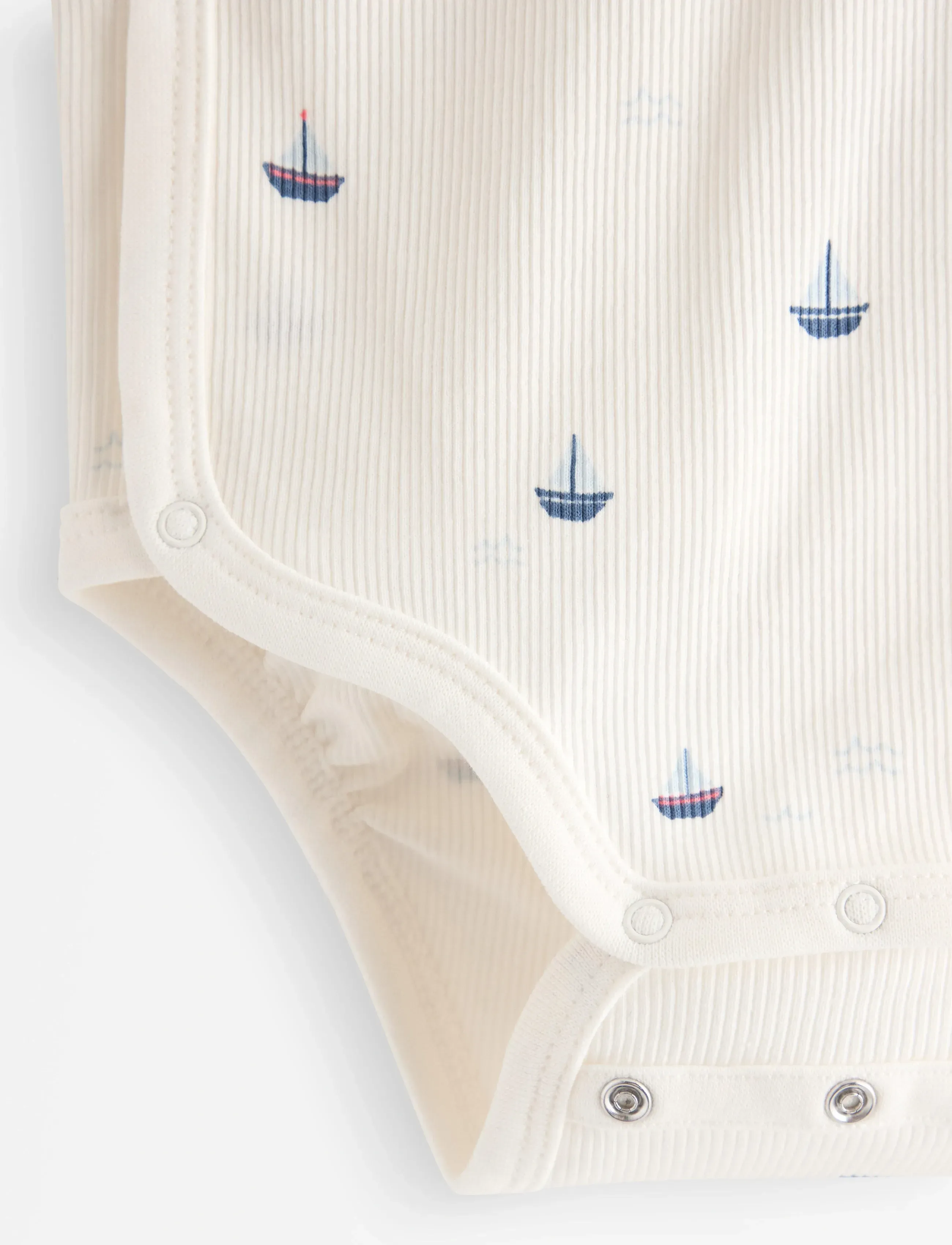 Lindex - Ribbed wrap bodysuit - light dusty white - 2
