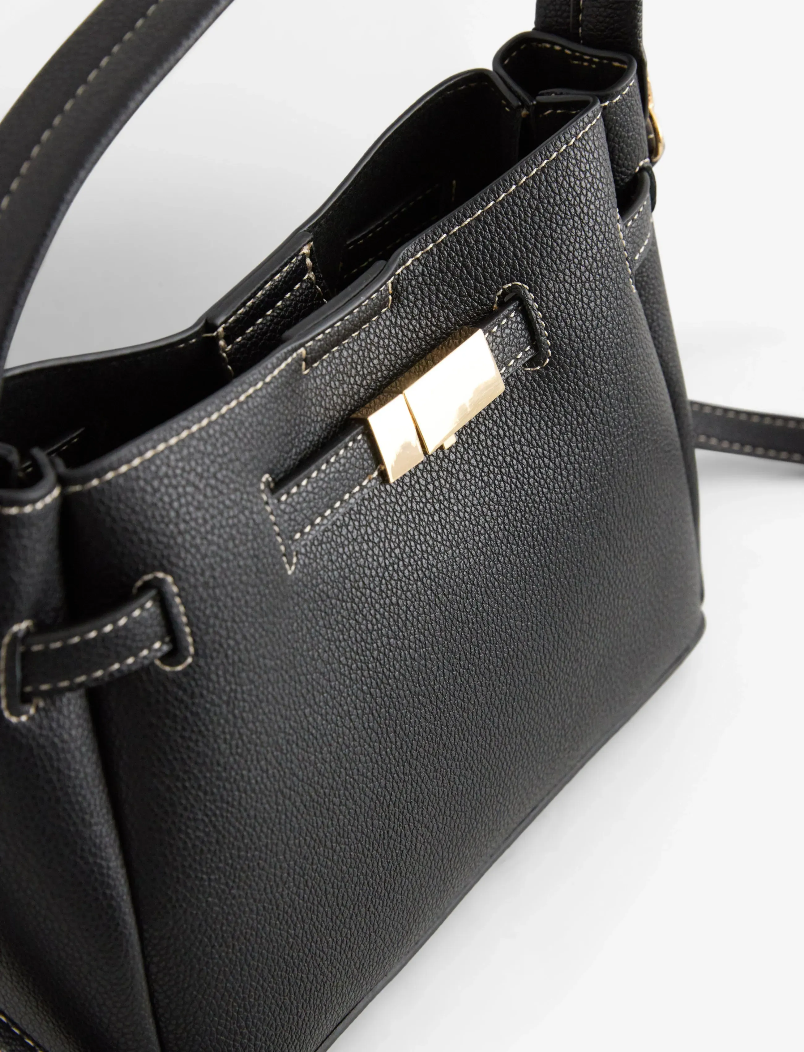 Lindex - Bag in imitation leather - accessoires - black - 2