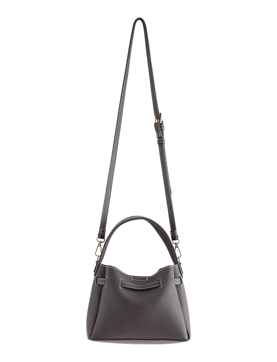 Lindex - Bag in imitation leather - fashion trends - dark brown - 1