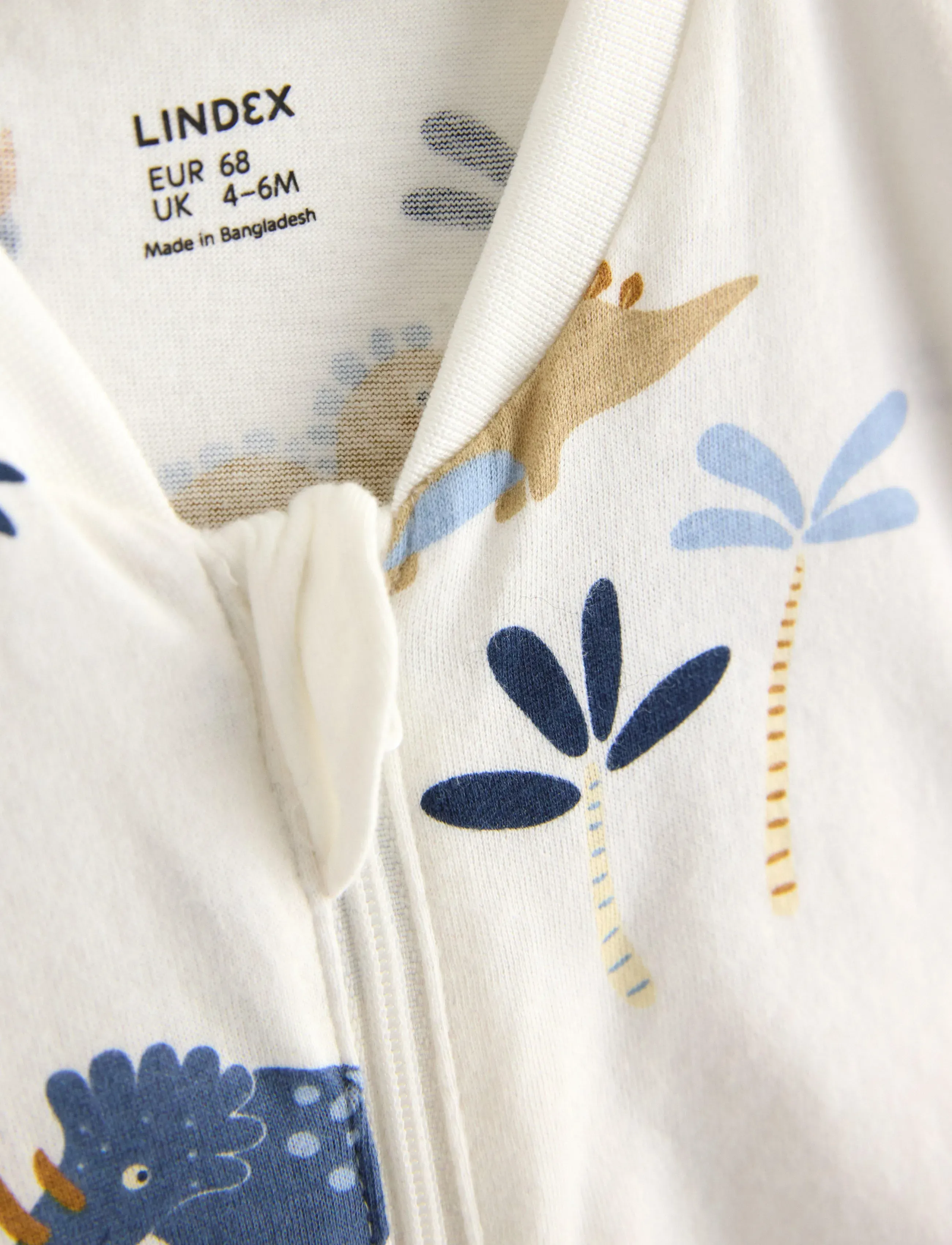 Lindex - Pyjama romper - schlafoveralls - light dusty white - 2