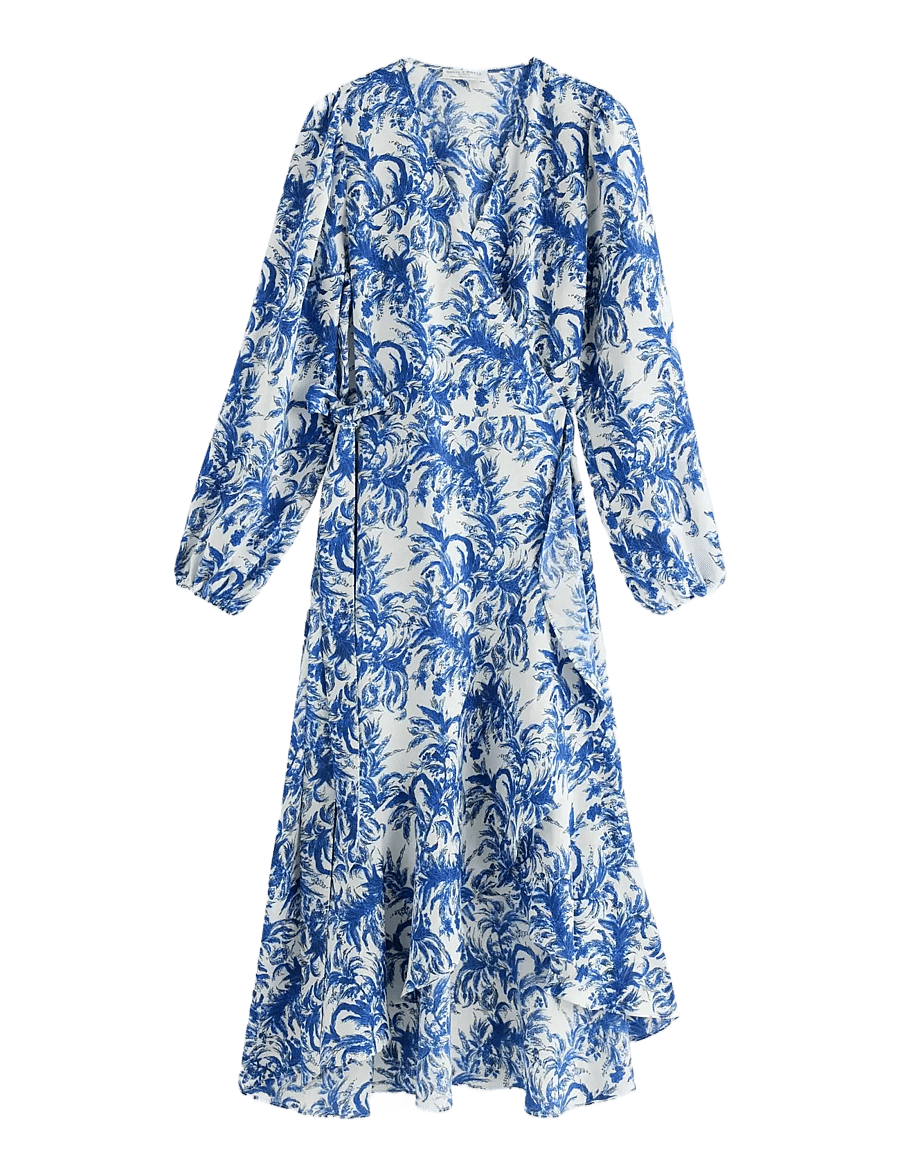 Lindex - Midi wrap dress - hõlmikkleidid - off white - 1