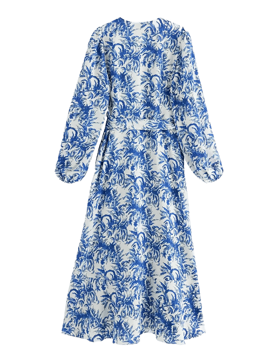 Lindex - Midi wrap dress - hõlmikkleidid - off white - 2