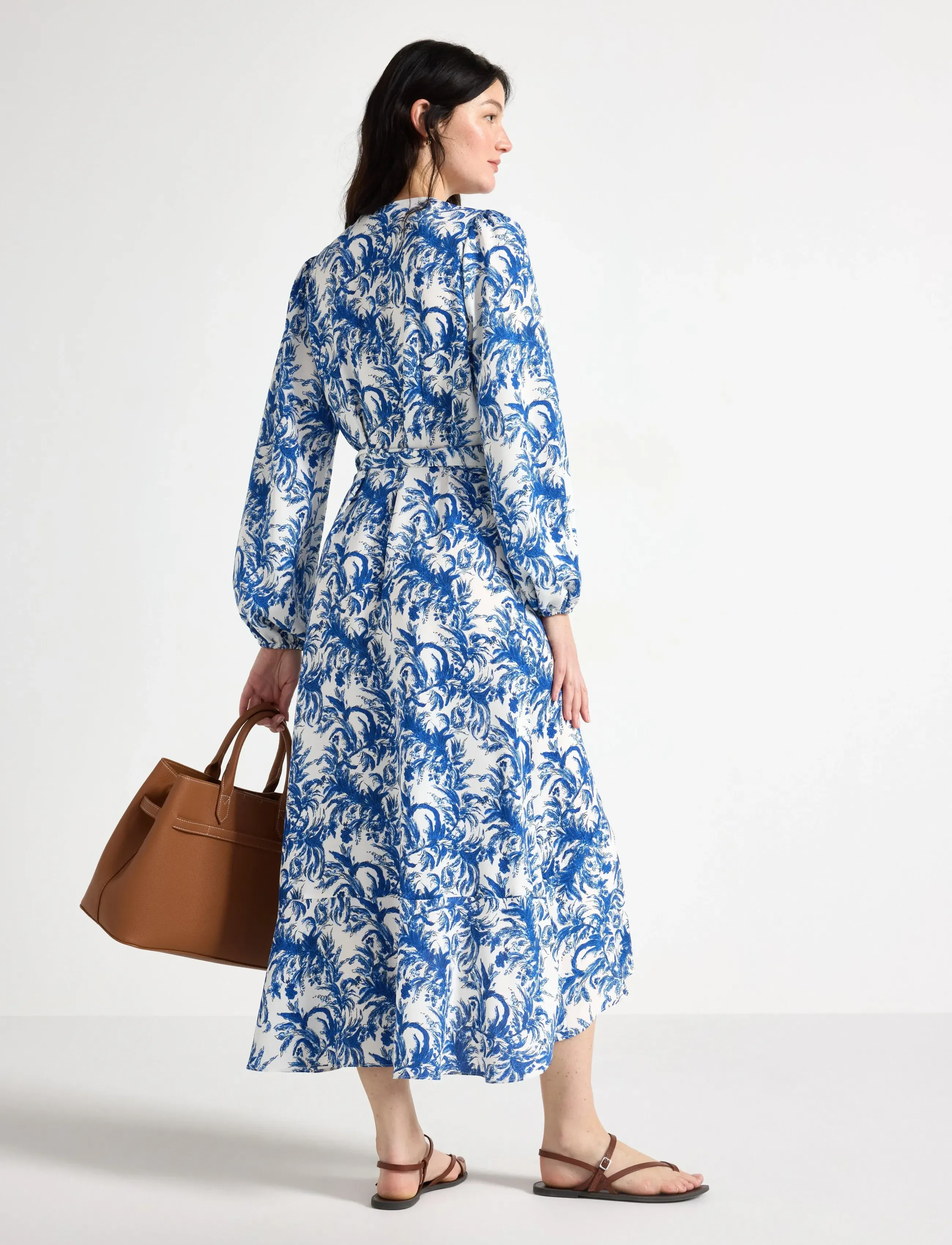 Lindex - Midi wrap dress - hõlmikkleidid - off white - 3