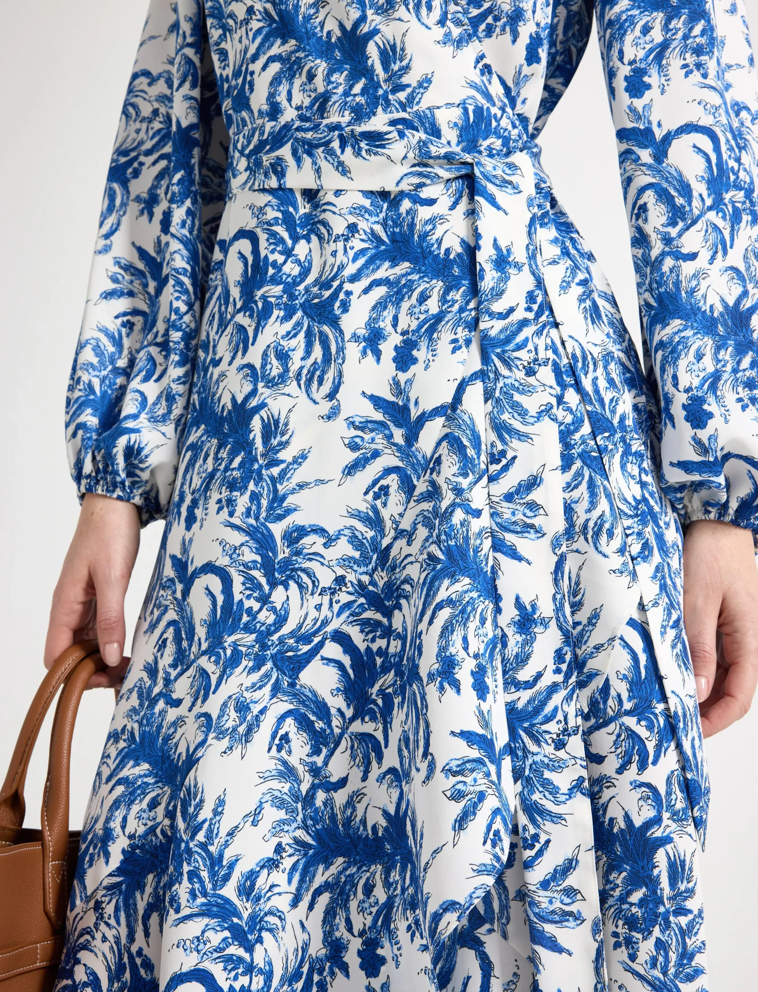Lindex - Midi wrap dress - hõlmikkleidid - off white - 4