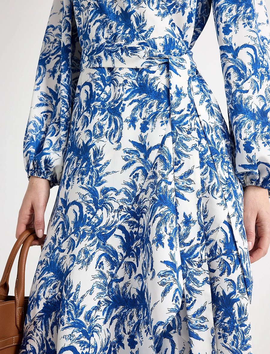 Lindex - Midi wrap dress - hõlmikkleidid - off white - 4