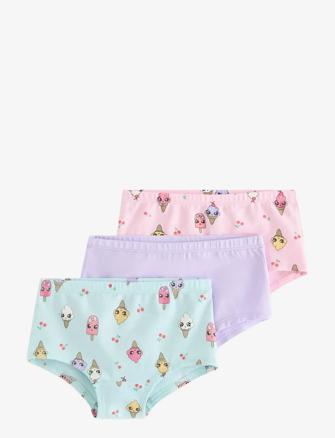 Lindex - 3-pack hipster briefs - trusser - light pink - 0