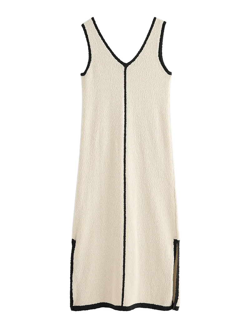 Lindex - Knitted midi dress - stickade klänningar - light beige - 2