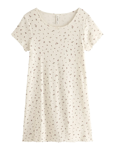 Nightdress In Pointelle - Natkjoler