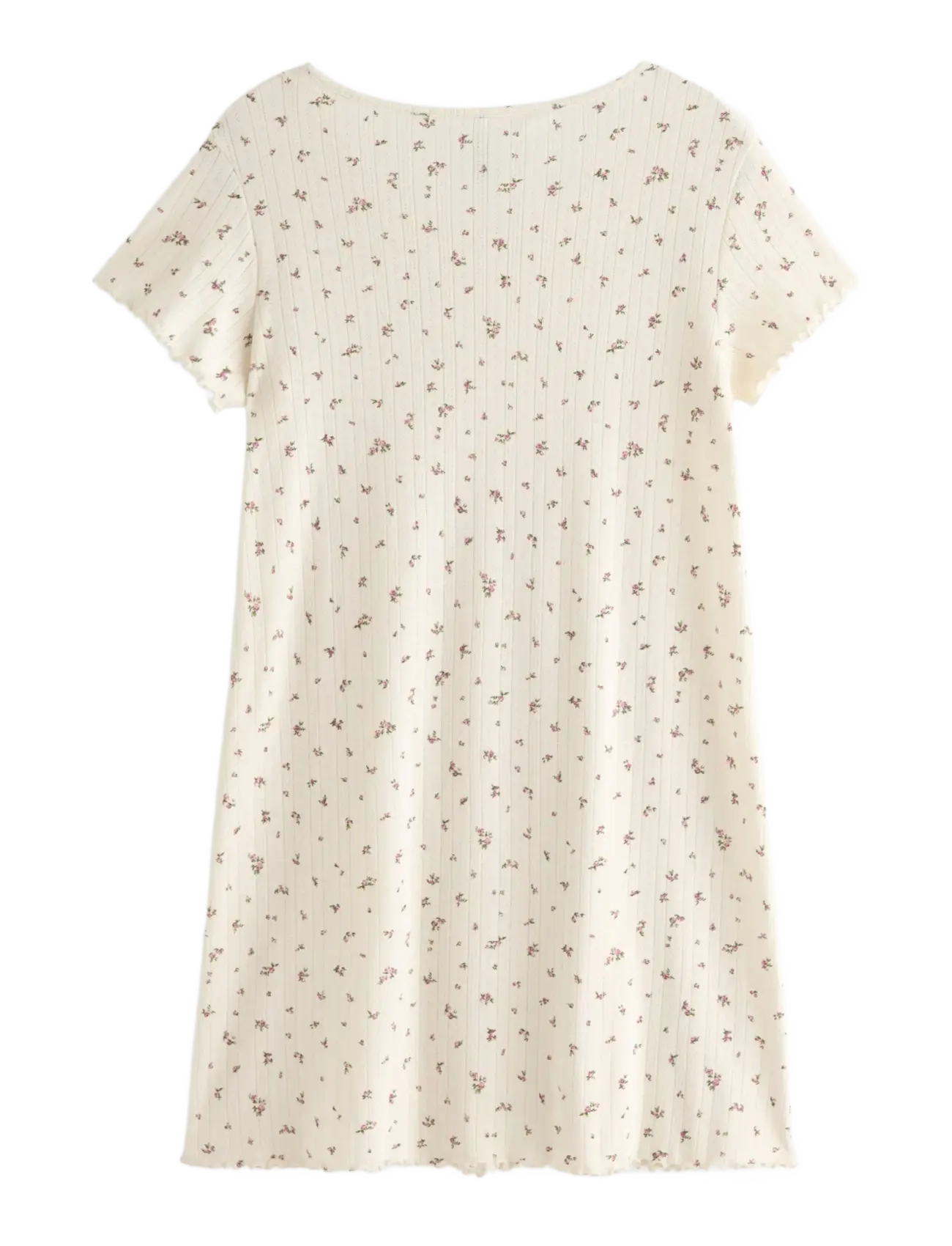 Lindex - Nightdress in pointelle - dusty white - 2