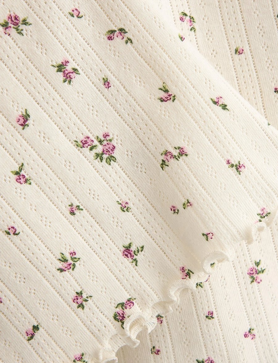 Lindex - Nightdress in pointelle - natkjoler - dusty white - 5