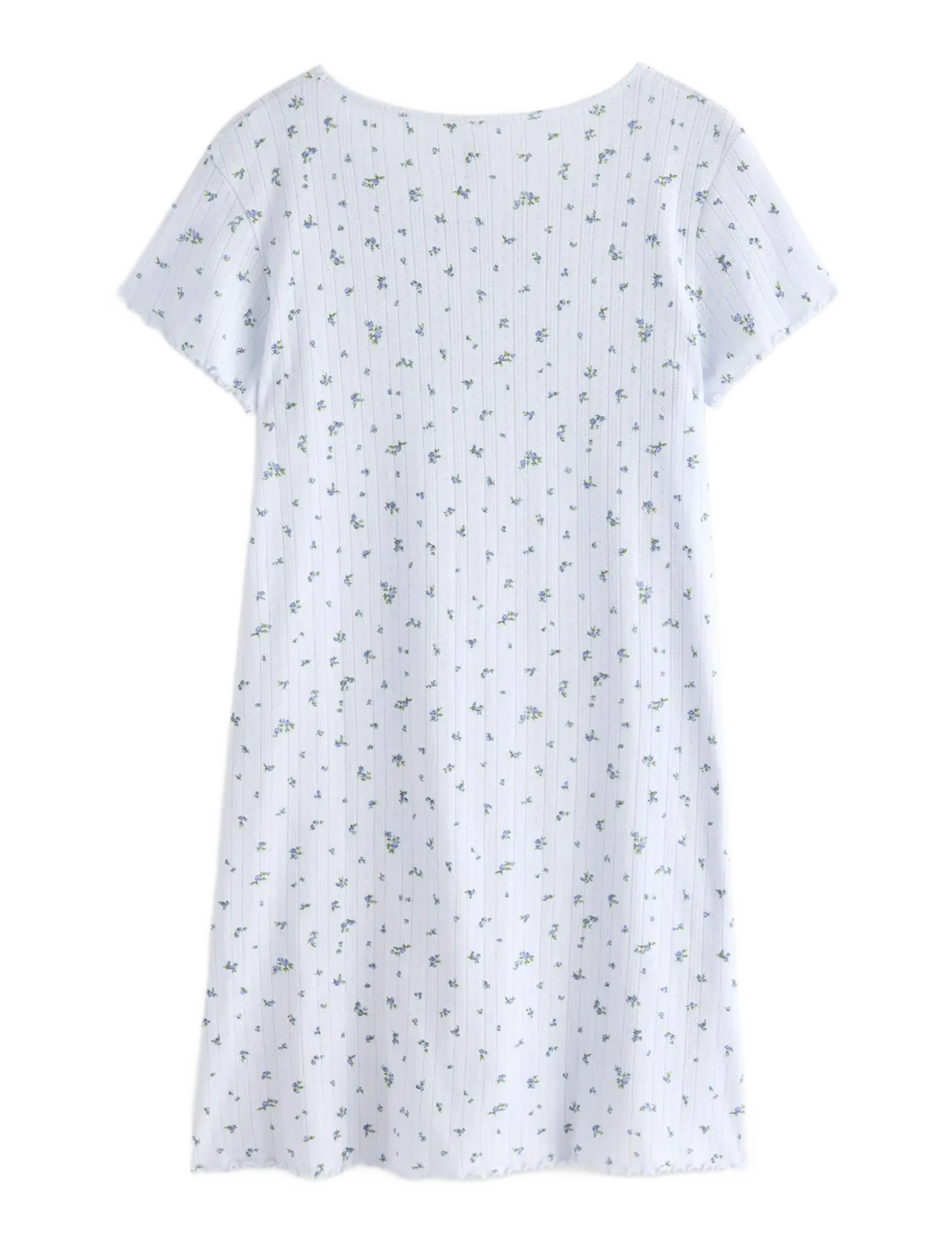 Lindex - Nightdress in pointelle - light blue - 2