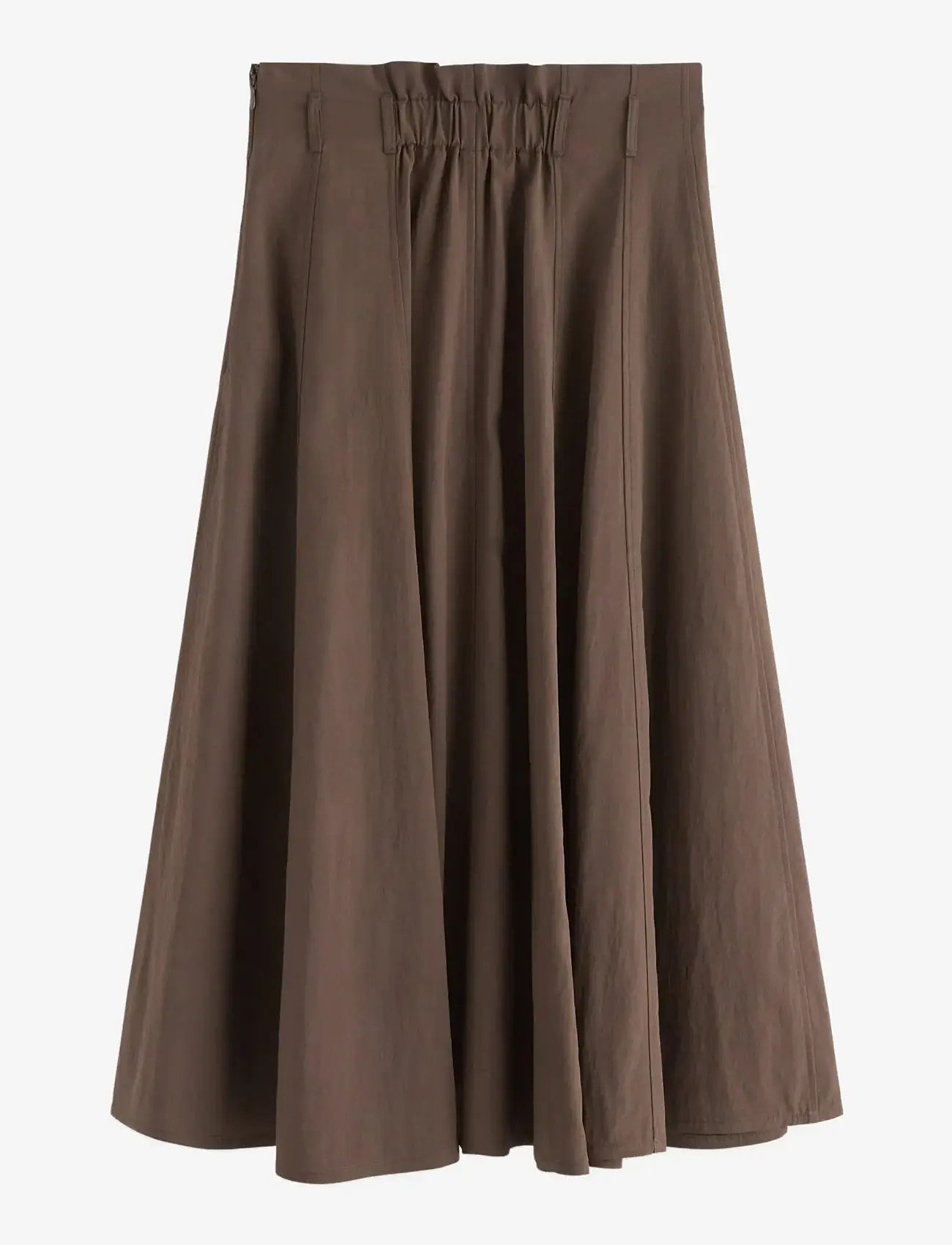 Lindex - Midi skirt - midi nederdele - dark dusty brown - 1