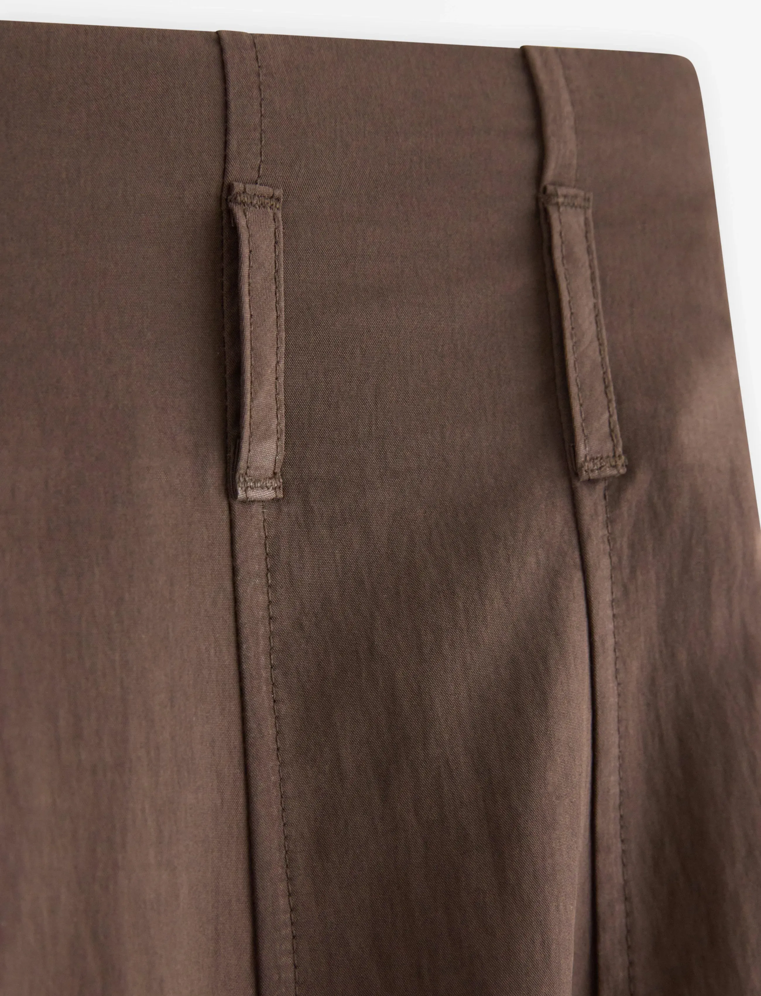 Lindex - Midi skirt - midi kjolar - dark dusty brown - 2