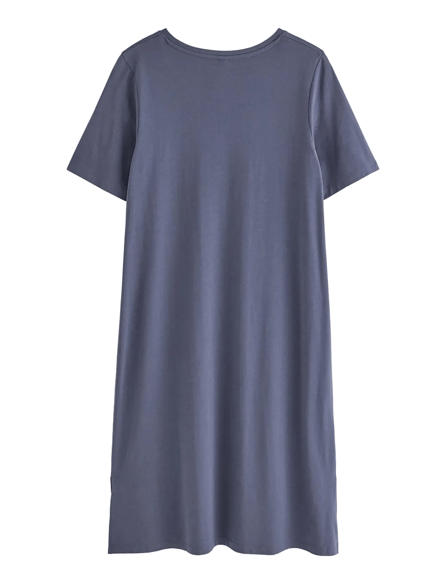 Lindex - COOLMAX® nightdress - t-shirt-kleider - dark dusty blue - 2
