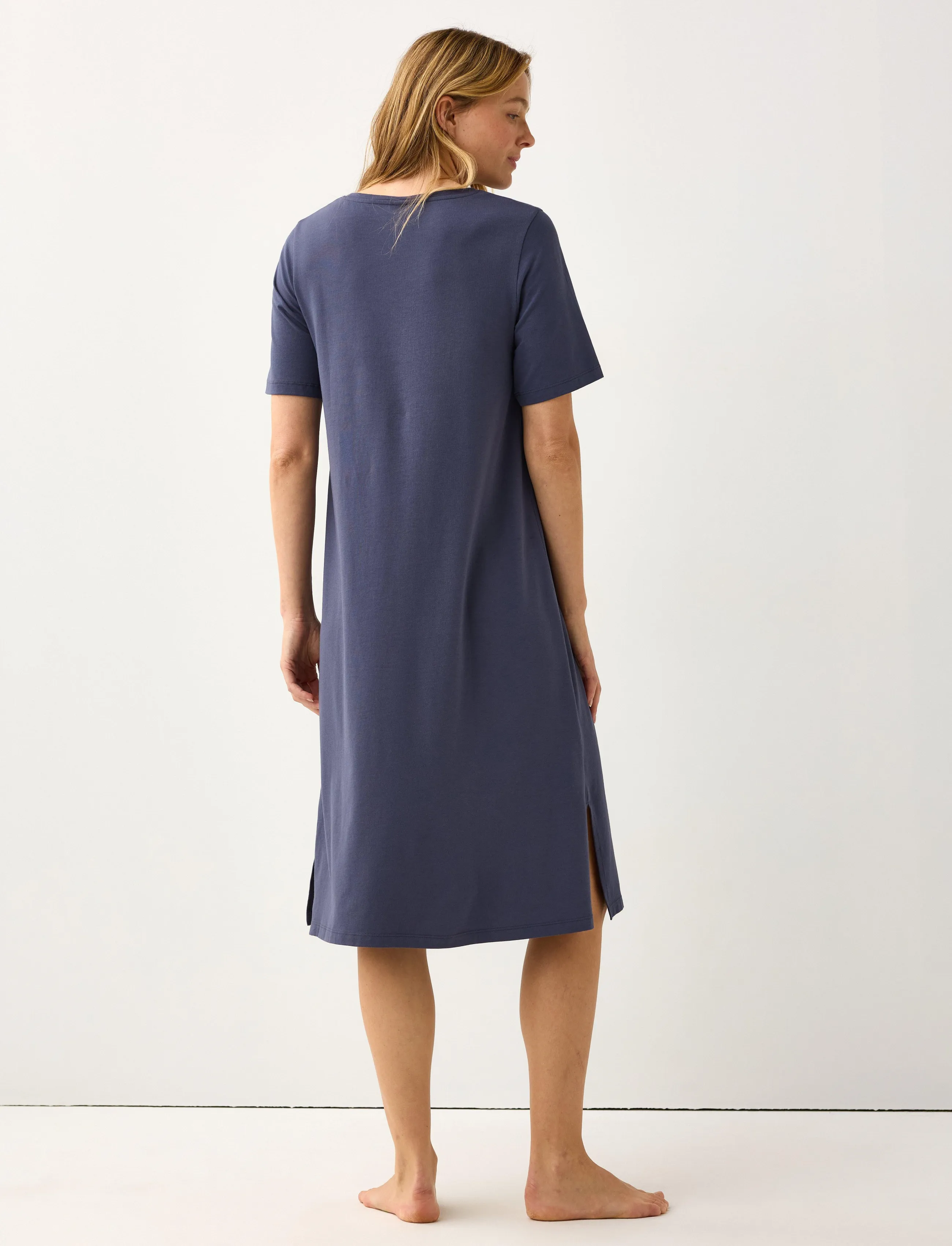 Lindex - COOLMAX® nightdress - dark dusty blue - 3