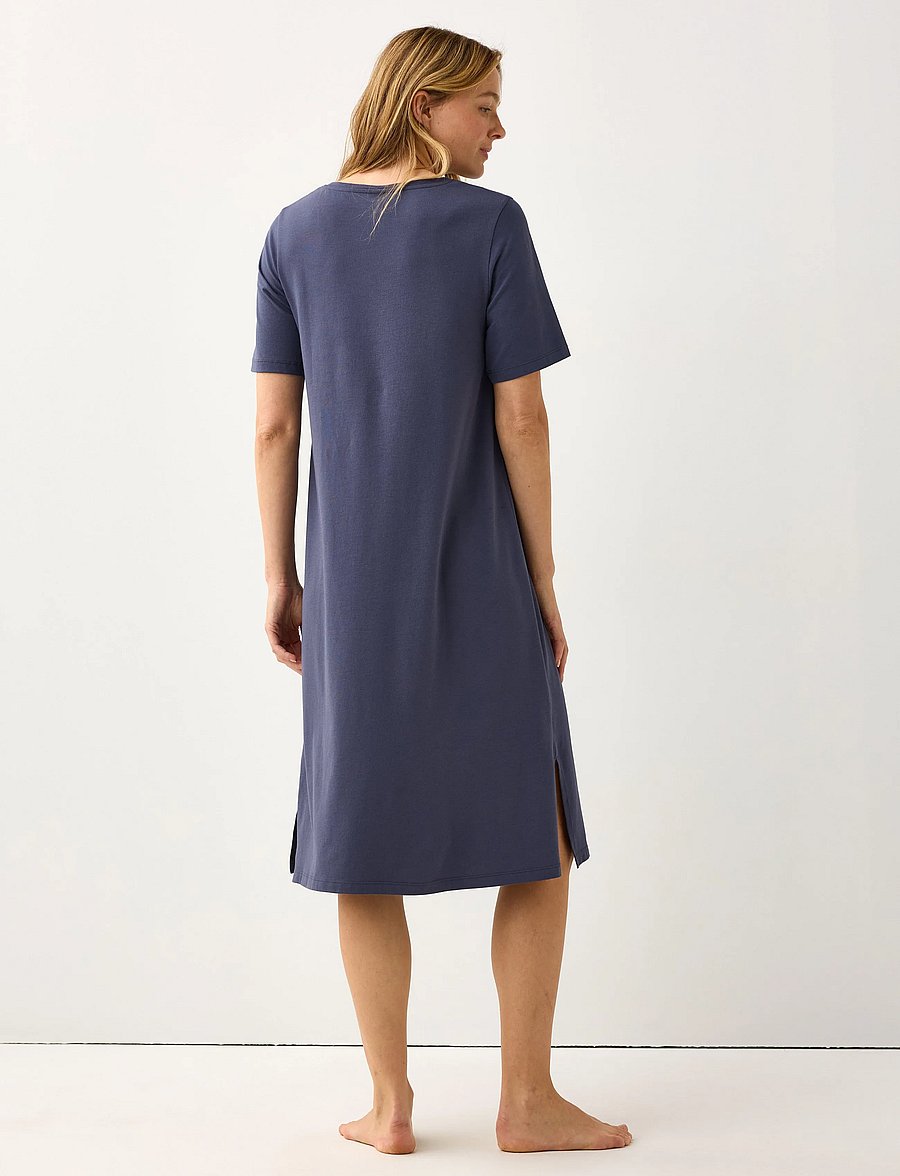 Lindex - COOLMAX® nightdress - t-shirt-kleider - dark dusty blue - 3