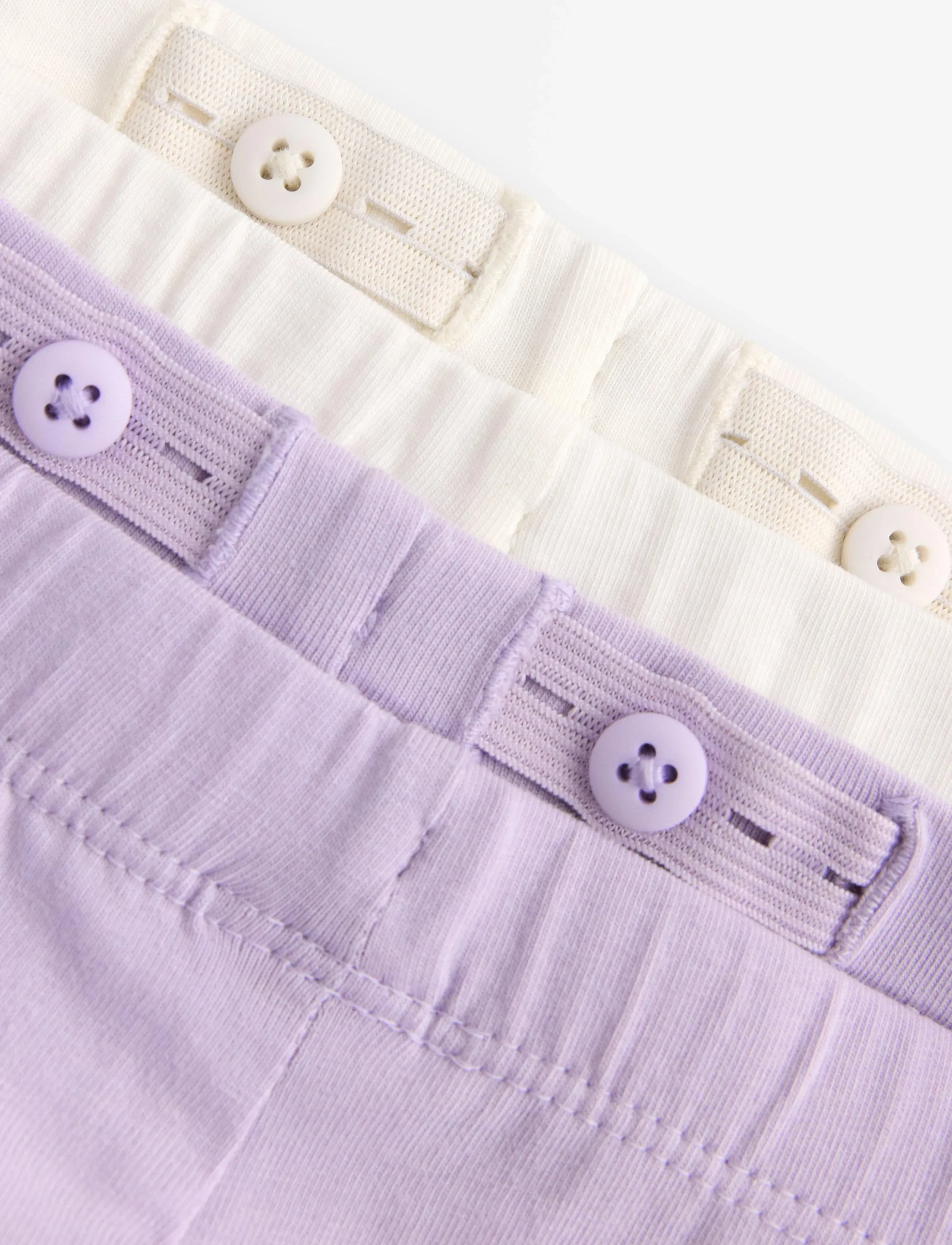 Lindex - 2-pack cycling shorts with lace trim - cycling shorts - light dusty lilac - 5