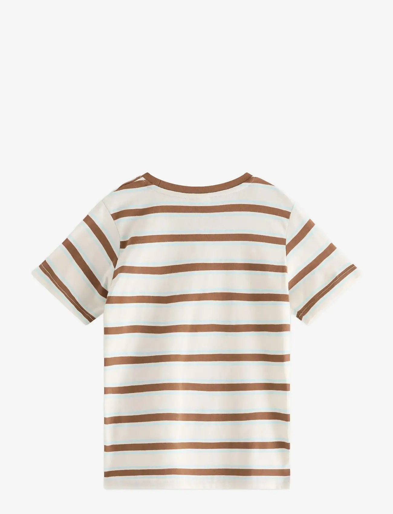 Lindex - Short-sleeved top - kortærmede t-shirts - brown - 2