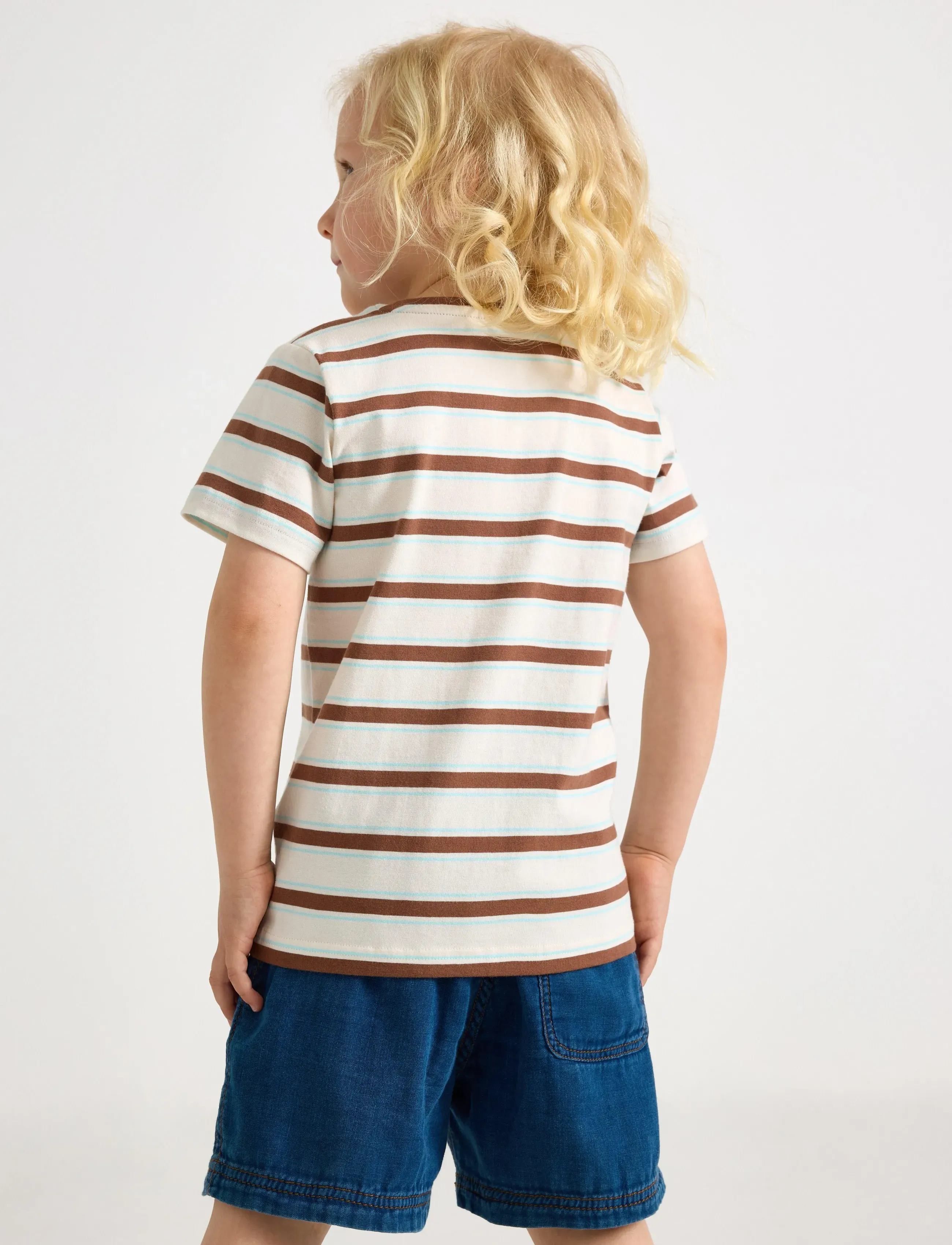 Lindex - Short-sleeved top - kurzärmelige - brown - 3