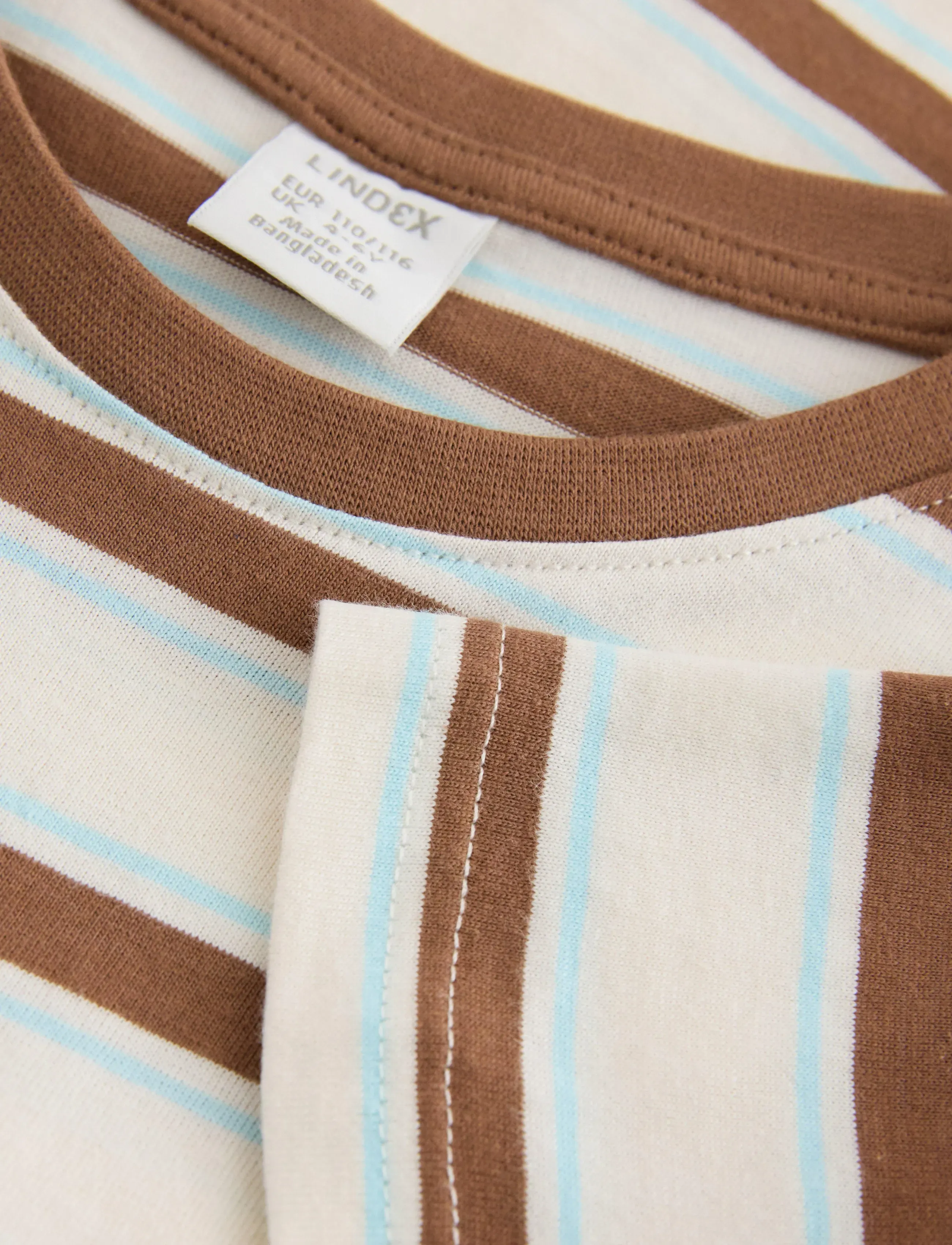 Lindex - Short-sleeved top - t-shirts à manches courtes - brown - 5
