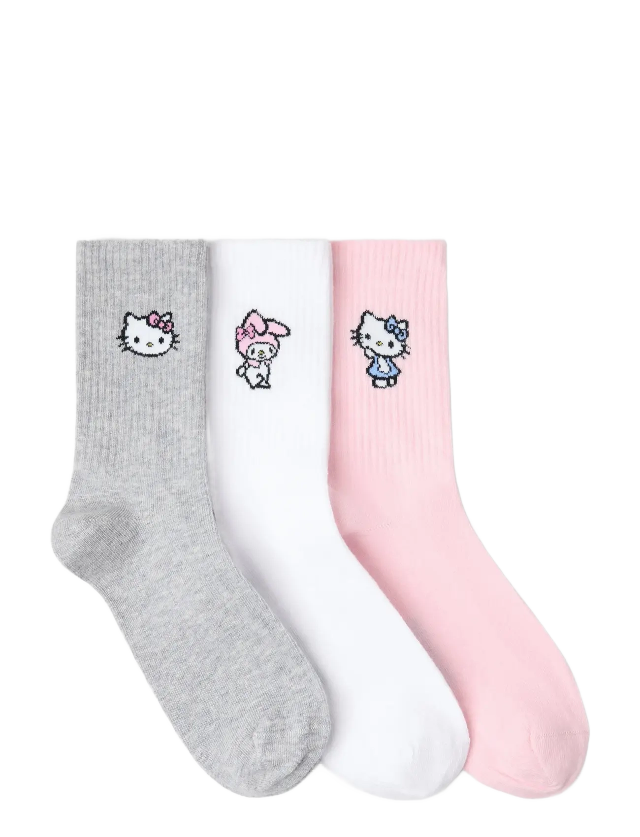 Lindex - Hello Kitty 3-pack socks - suvised sooduspakkumised - white - 1