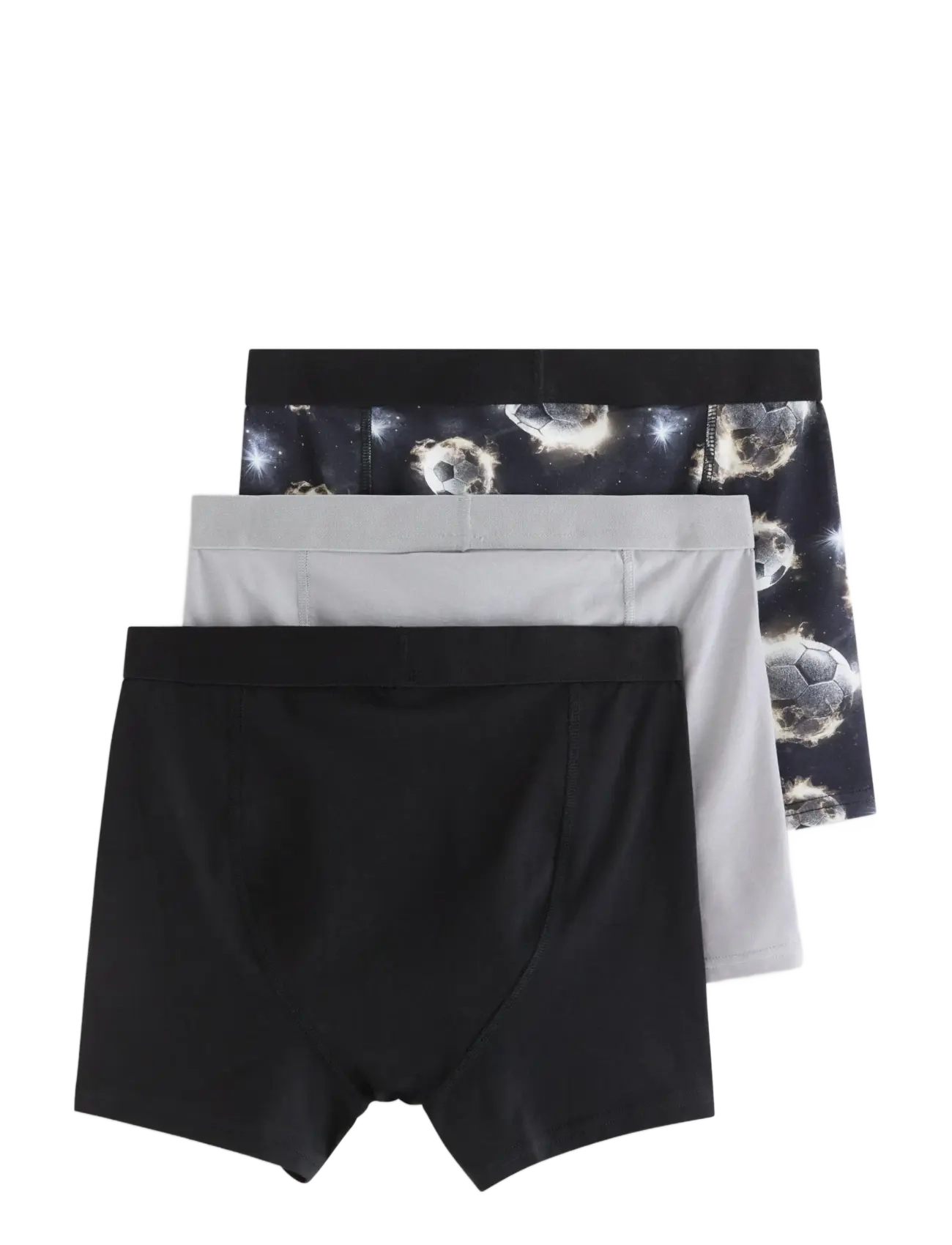 Lindex - 3-pack boxer shorts - apakšbikses - black - 1