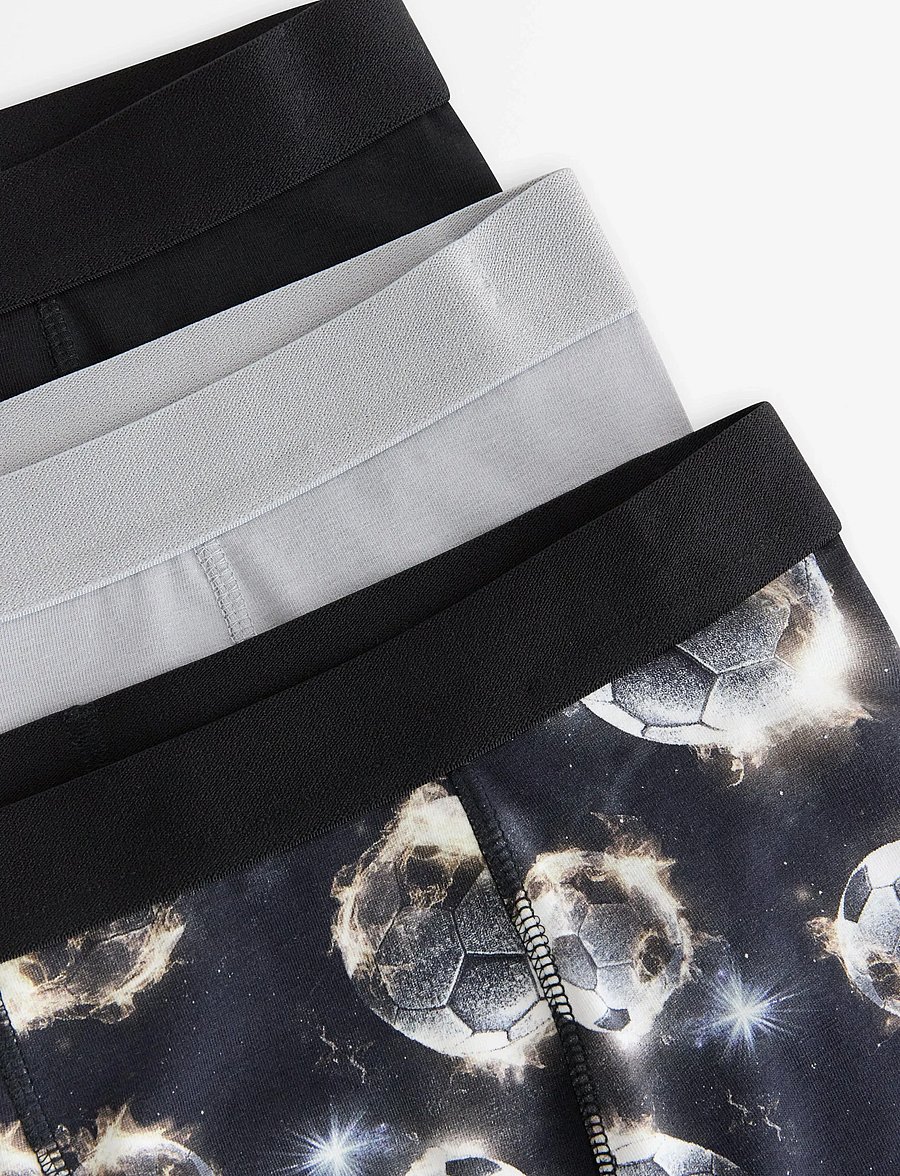 Lindex - 3-pack boxer shorts - apakšbikses - black - 2