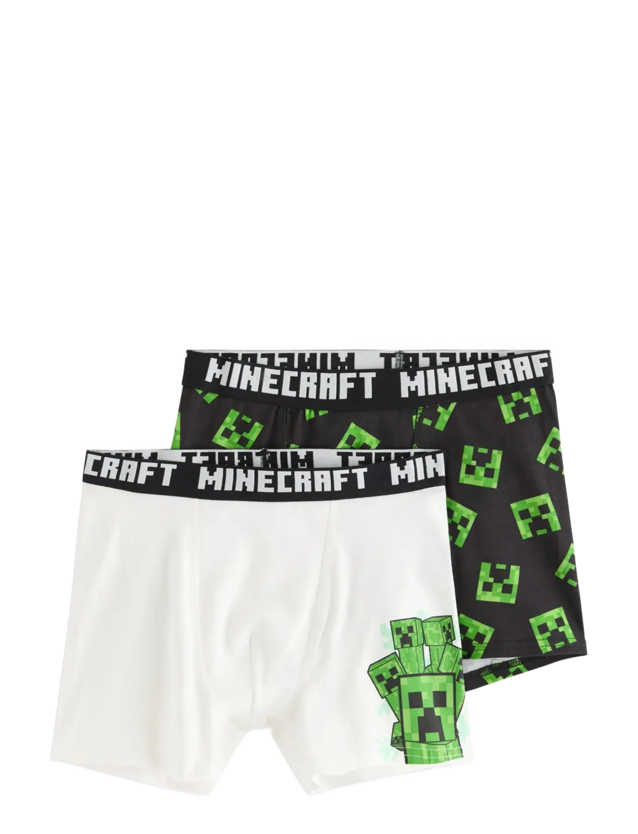 Lindex 2-pack Minecraft boxer shorts - Aluspesu - BLACK / black