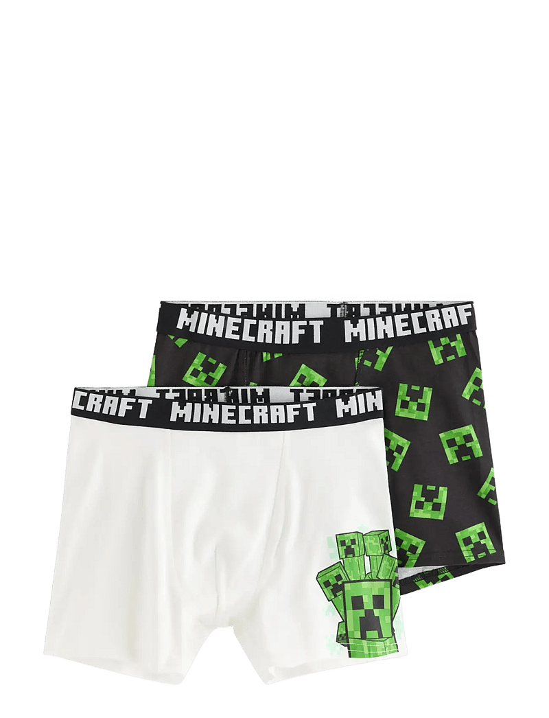 Lindex - 2-pack Minecraft boxer shorts - unterhosen - black - 0