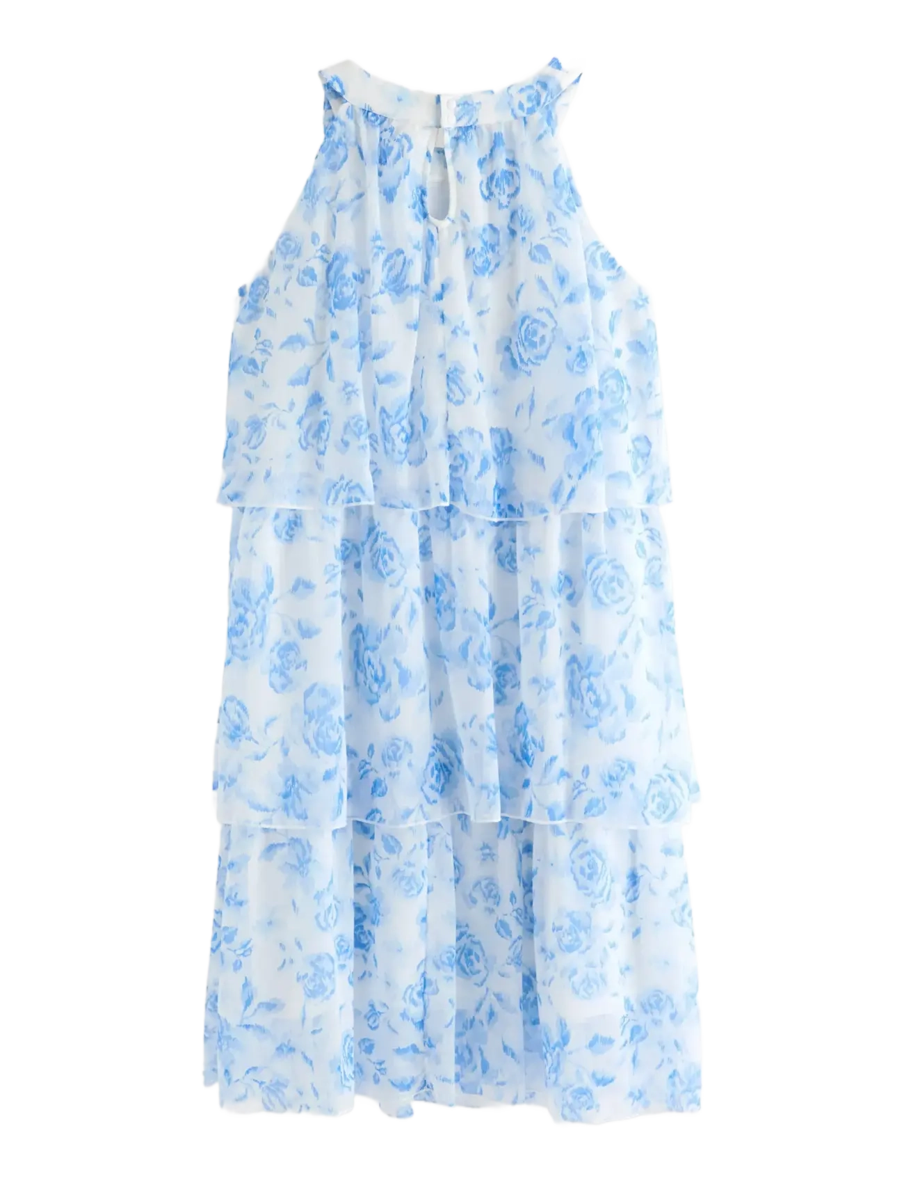 Lindex - Dress with flounces - Ærmeløse hverdagskjoler - off white - 2