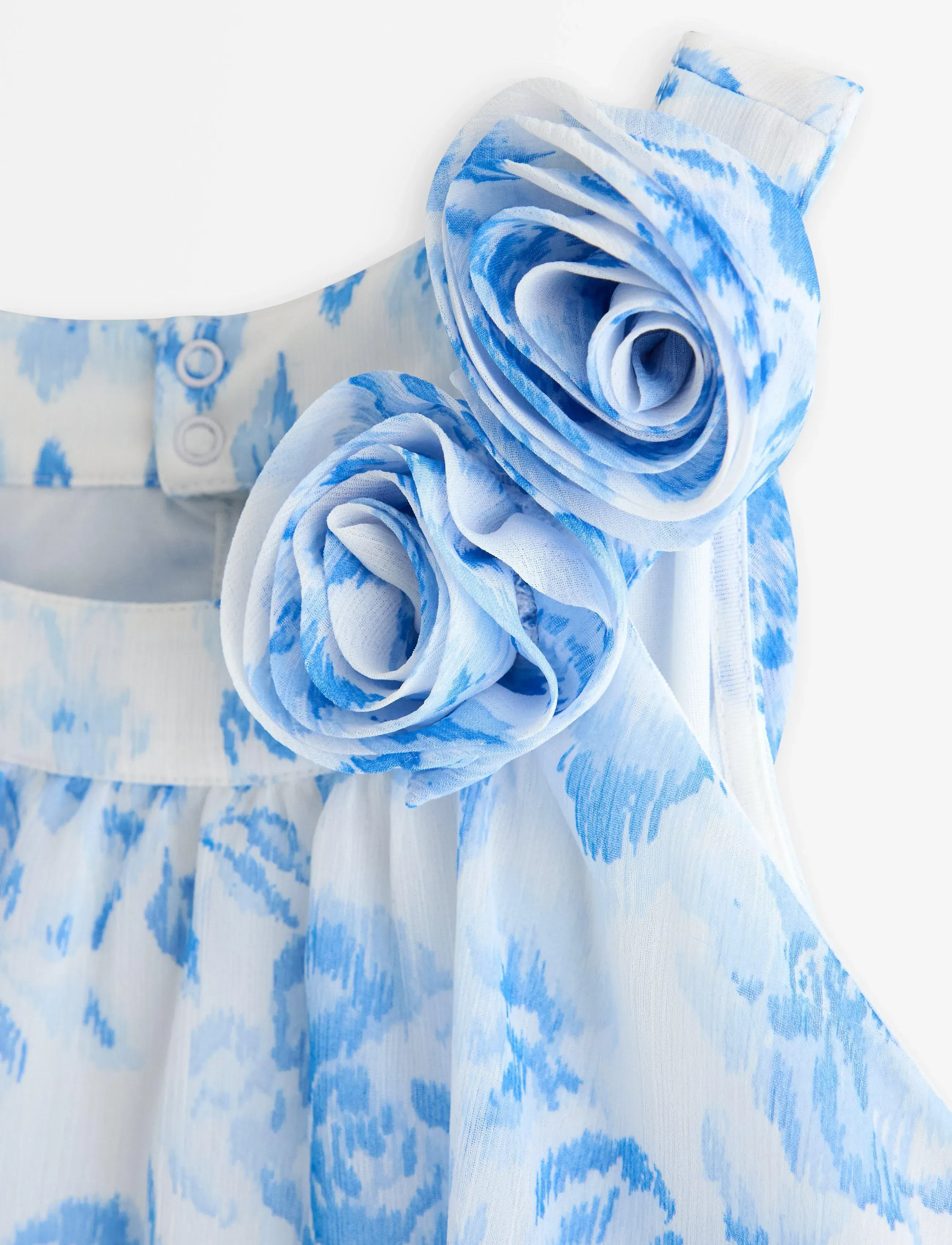 Lindex - Dress with flounces - Ærmeløse hverdagskjoler - off white - 5