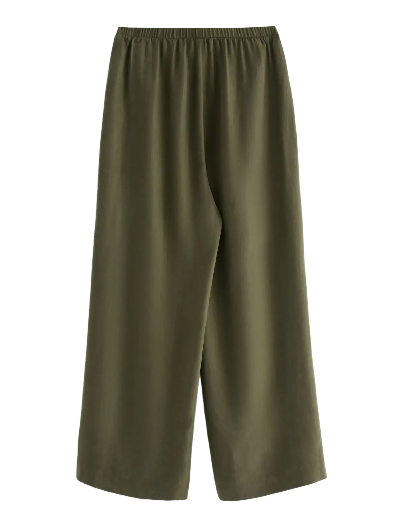 Lindex - Wide trousers with luster - laia säärega püksid - drak dusty green - 2