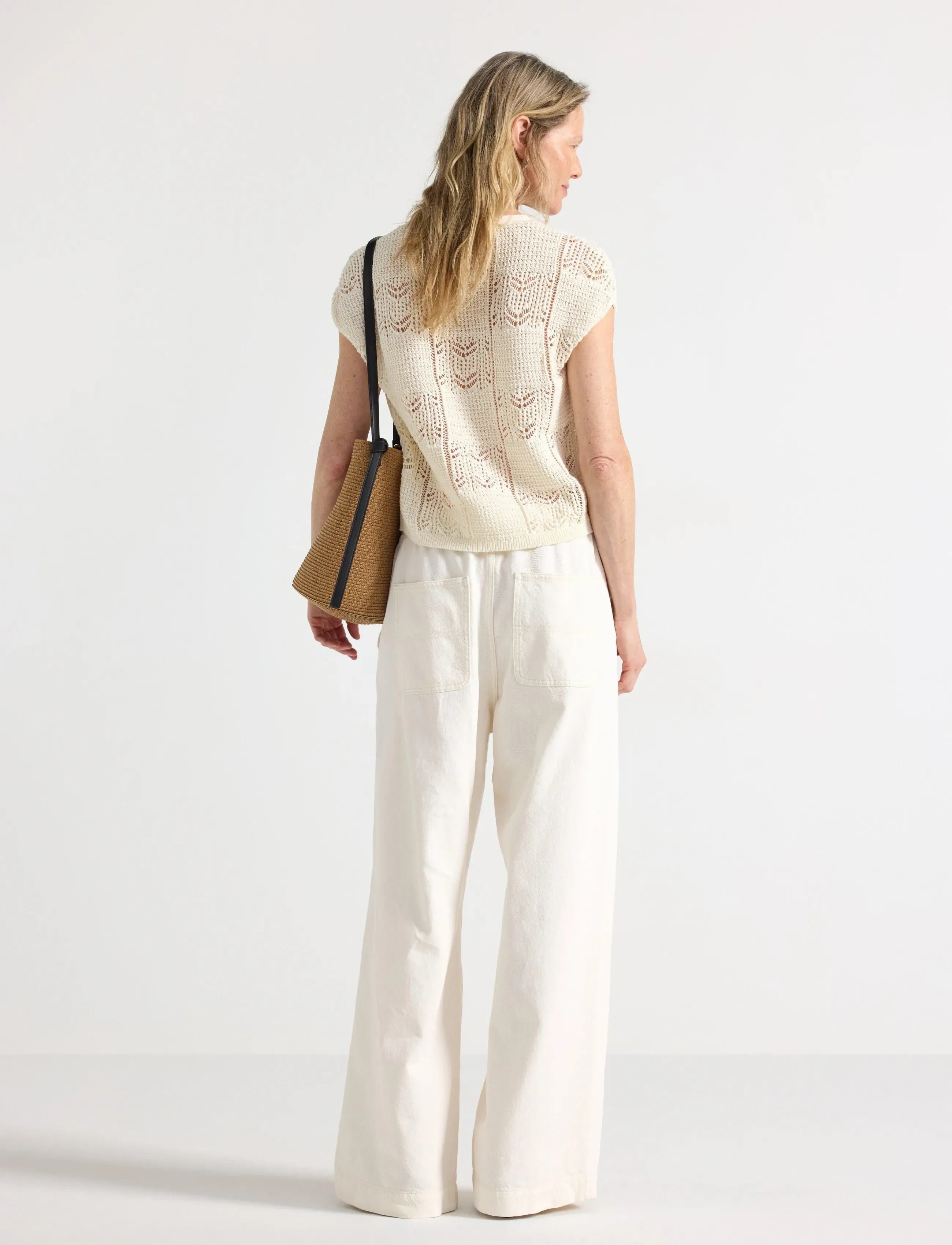 Lindex Wide Trousers With Elastic Waist mjukisbyxor dam – bild 2