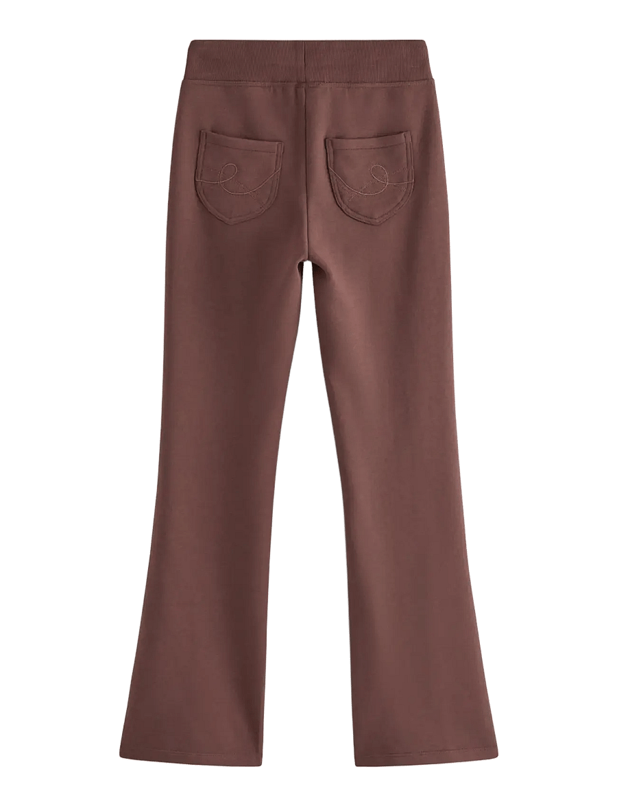 Lindex - Flared sweatpants - jogginghosen - dark brown - 2