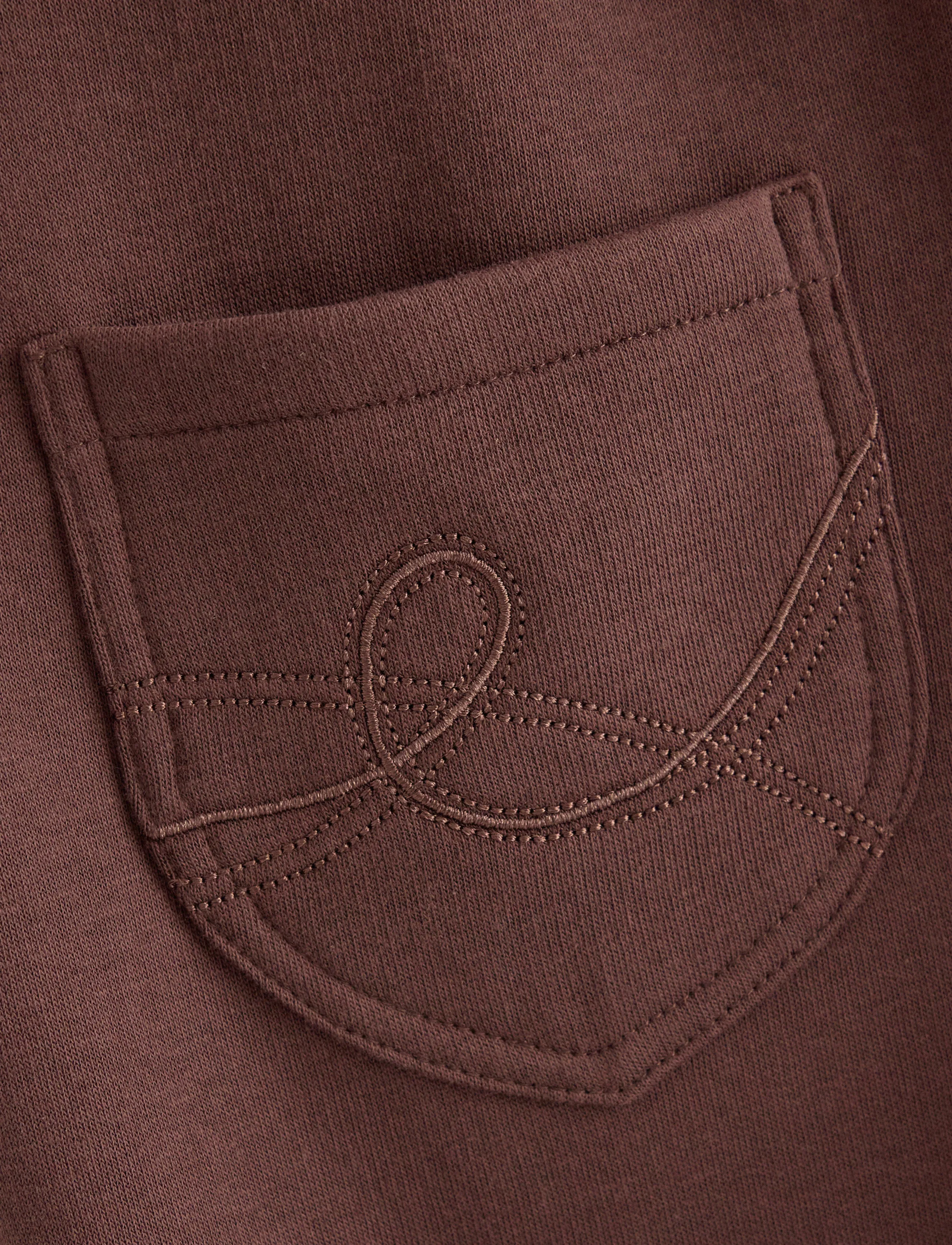 Lindex - Flared sweatpants - dressipüksid - dark brown - 5