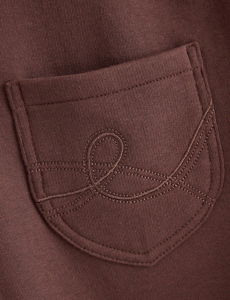 Lindex - Flared sweatpants - jogginghosen - dark brown - 5