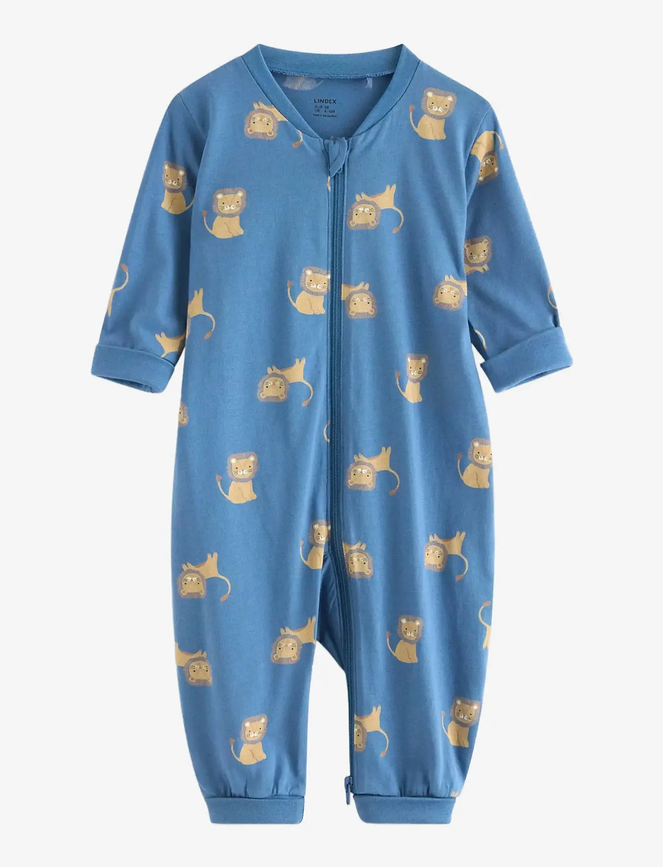 Lindex - Pyjamas with application at the back - sovoveraller - light dusty blue - 0