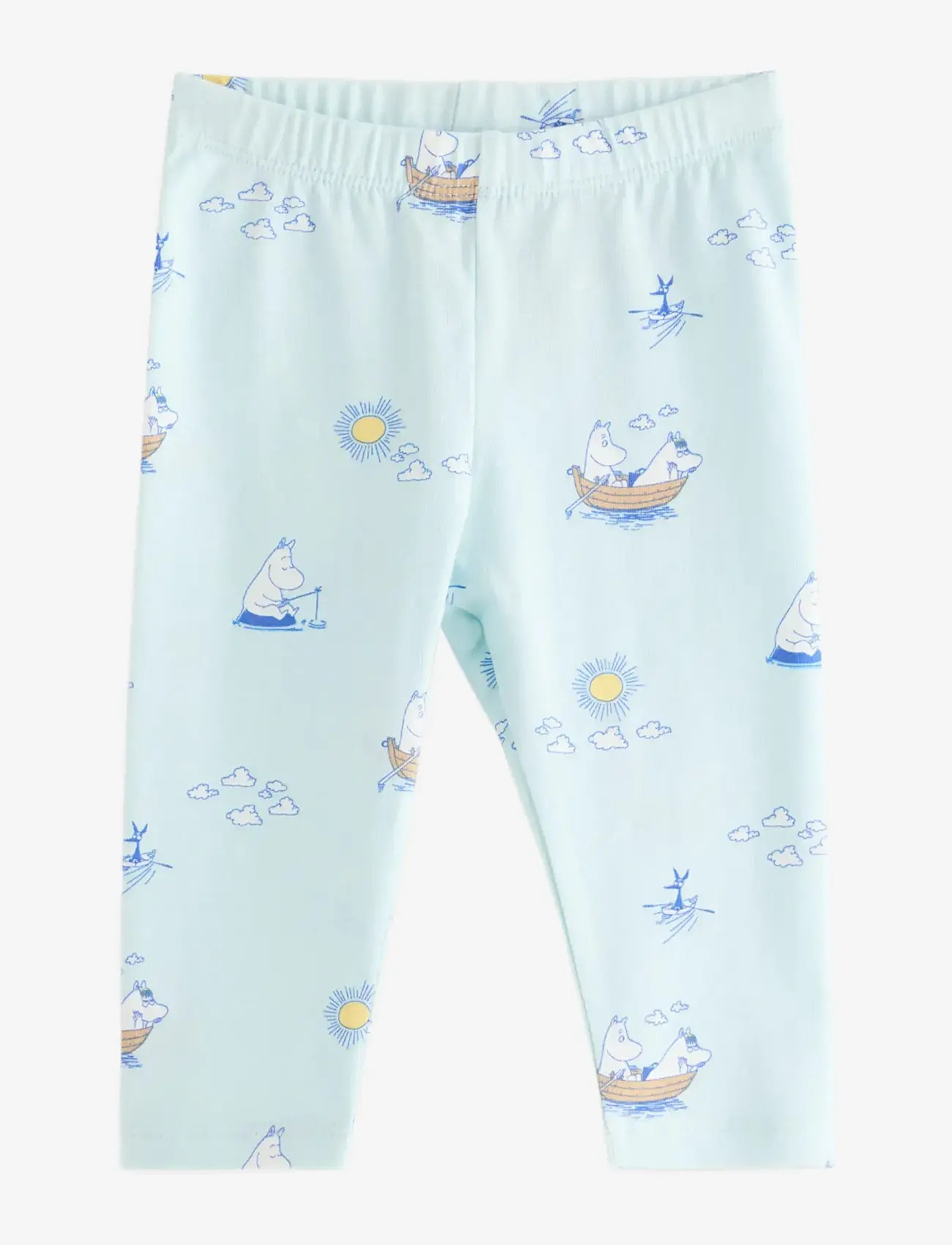Lindex - Leggings Moomin - leggings - light aqua - 0