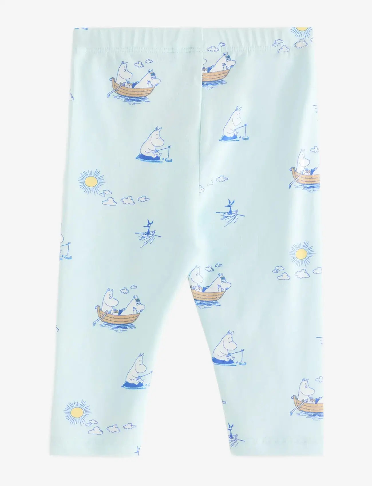 Lindex - Leggings Moomin - leggings - light aqua - 1