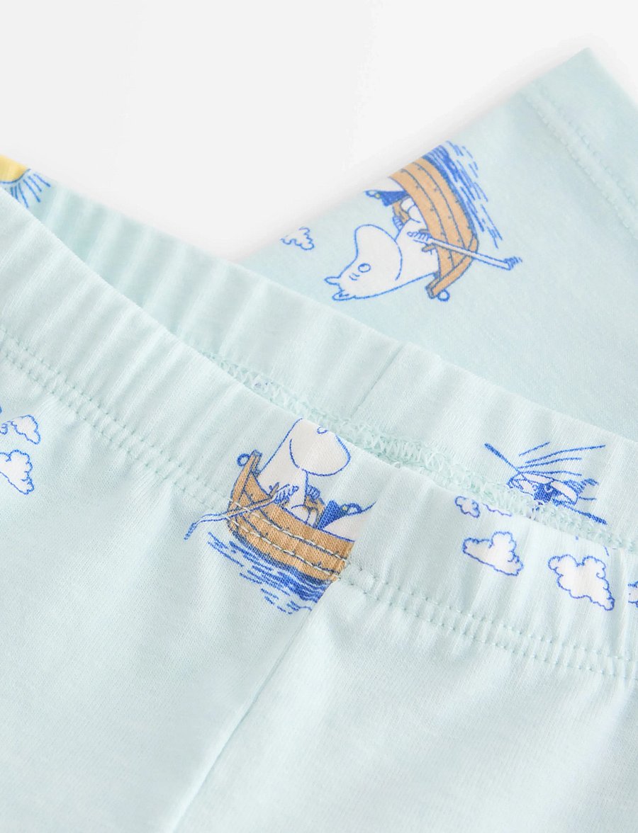 Lindex - Leggings Moomin - leggings - light aqua - 2