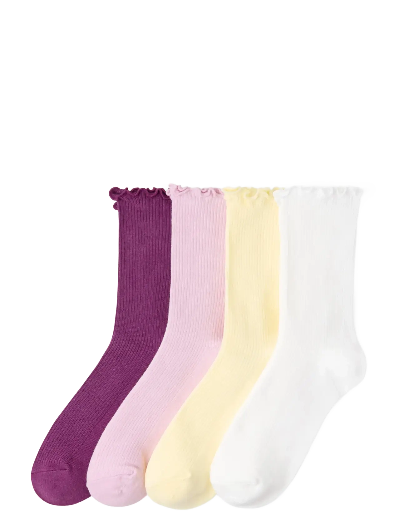 Lindex 4-pack socks - Socks - LIGHT YELLOW / yellow