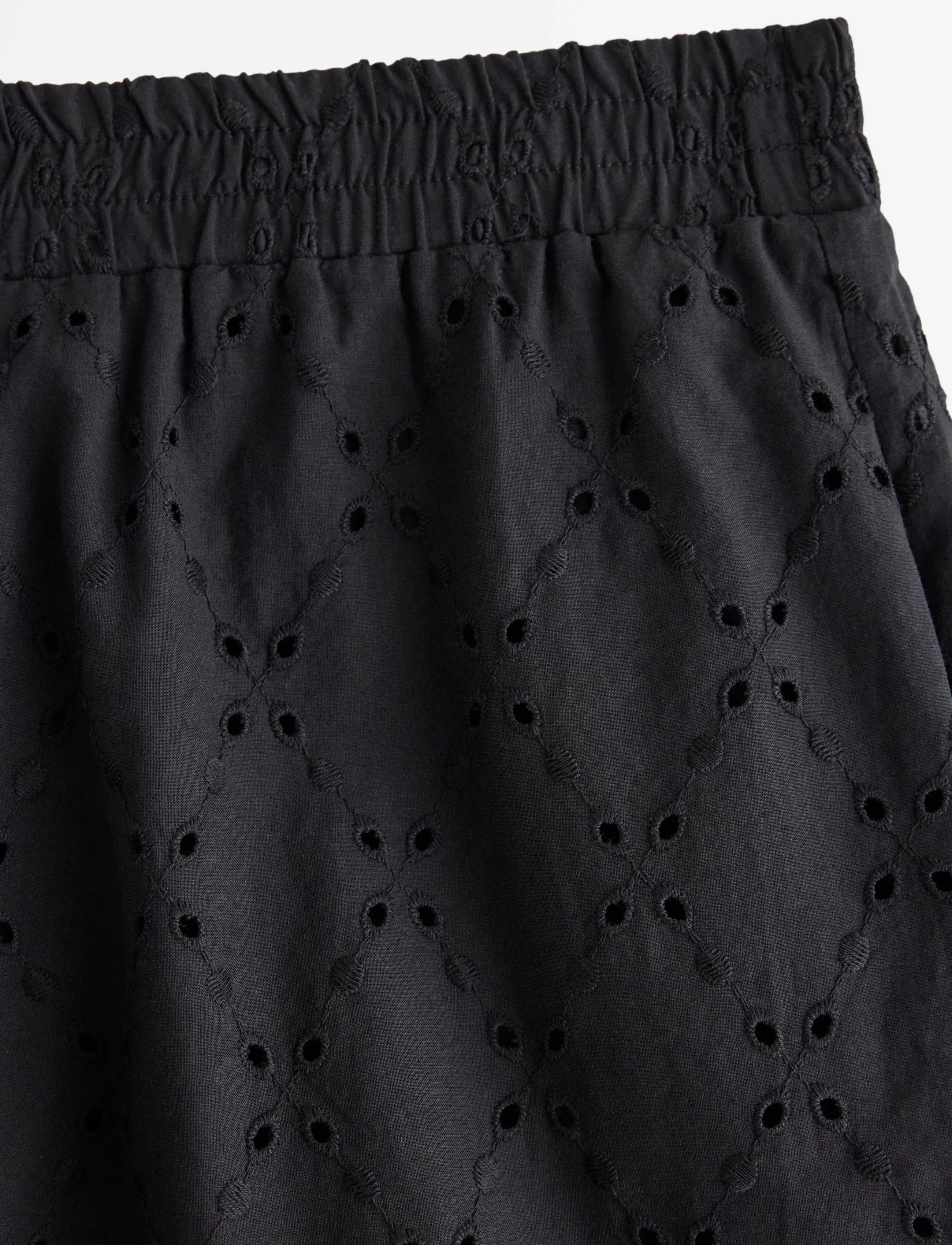 Lindex - Shorts with embroidery - black - 5