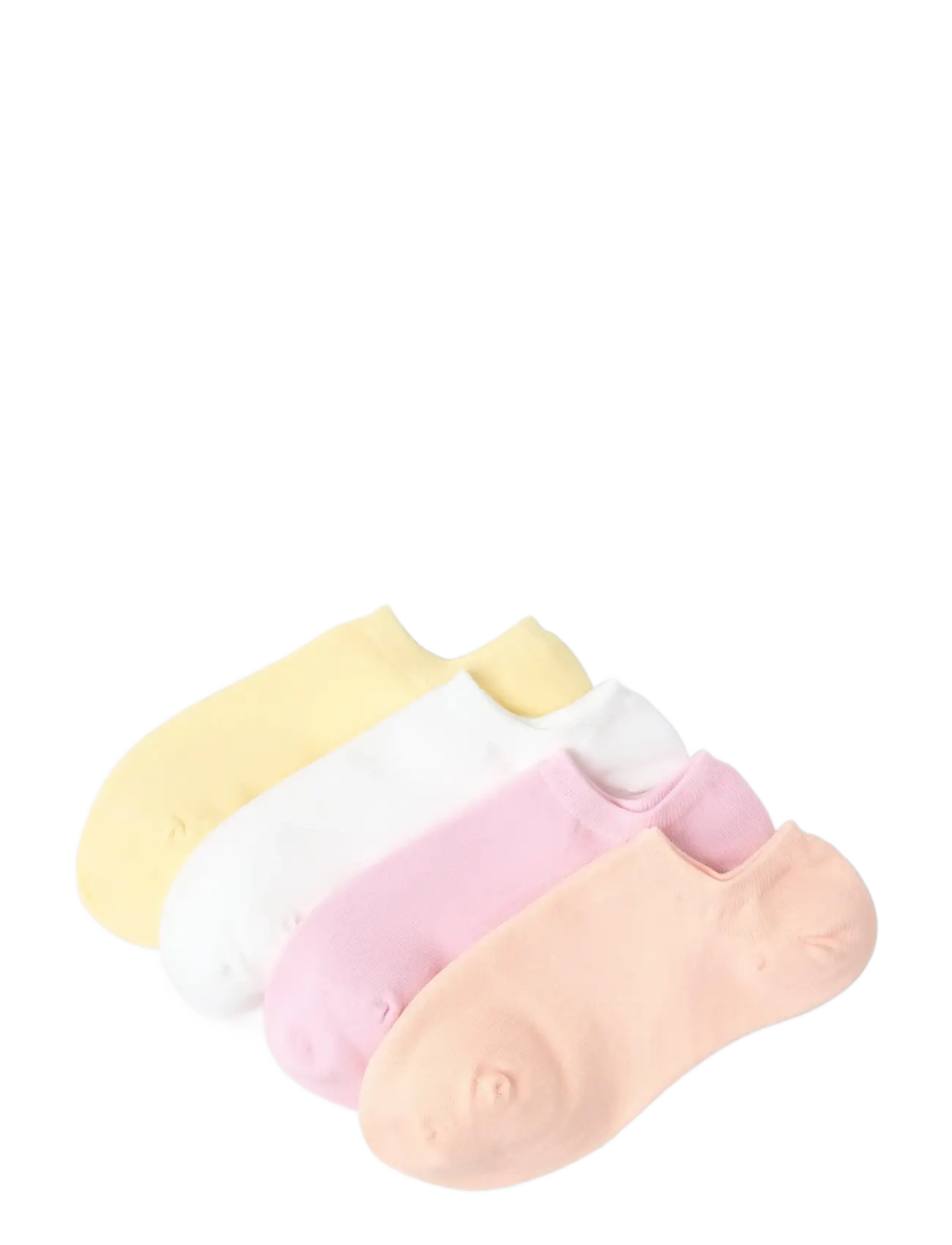 Lindex 4-pack low ancle socks - Socken - LIGHT YELLOW / yellow