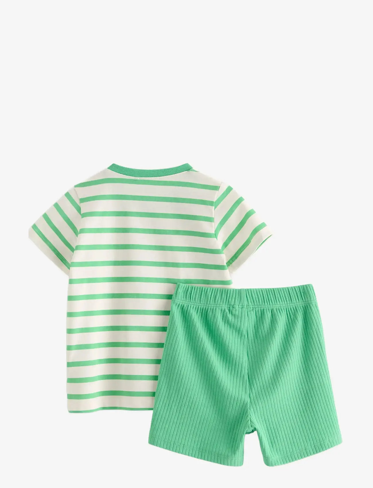 Lindex - Set with top and shorts - sæt med kortærmet t-shirt - green - 1