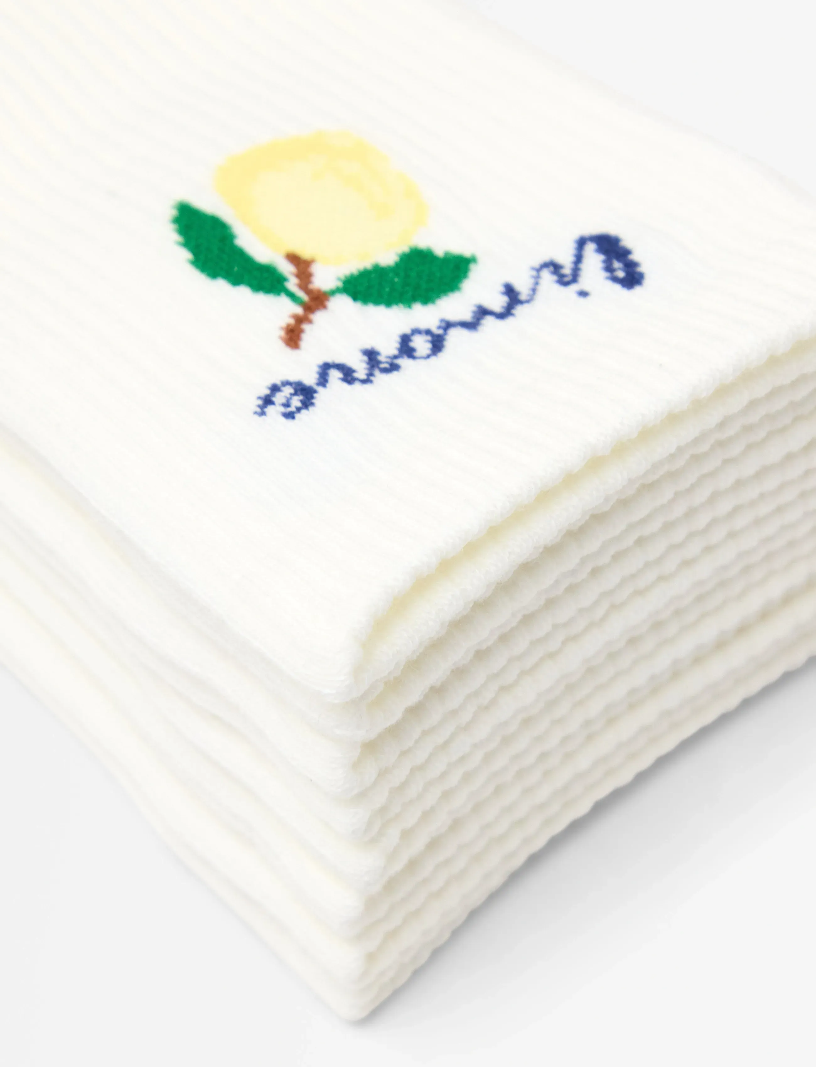 Lindex - 4-pack ribbed socks - almindelige strømper - light white - 2