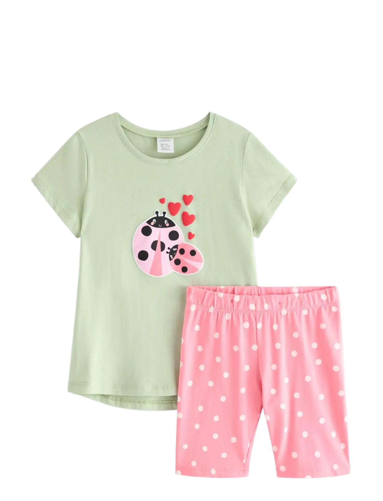 LINDEX Set - Oberteil Und Cycling Shorts Grün - 92