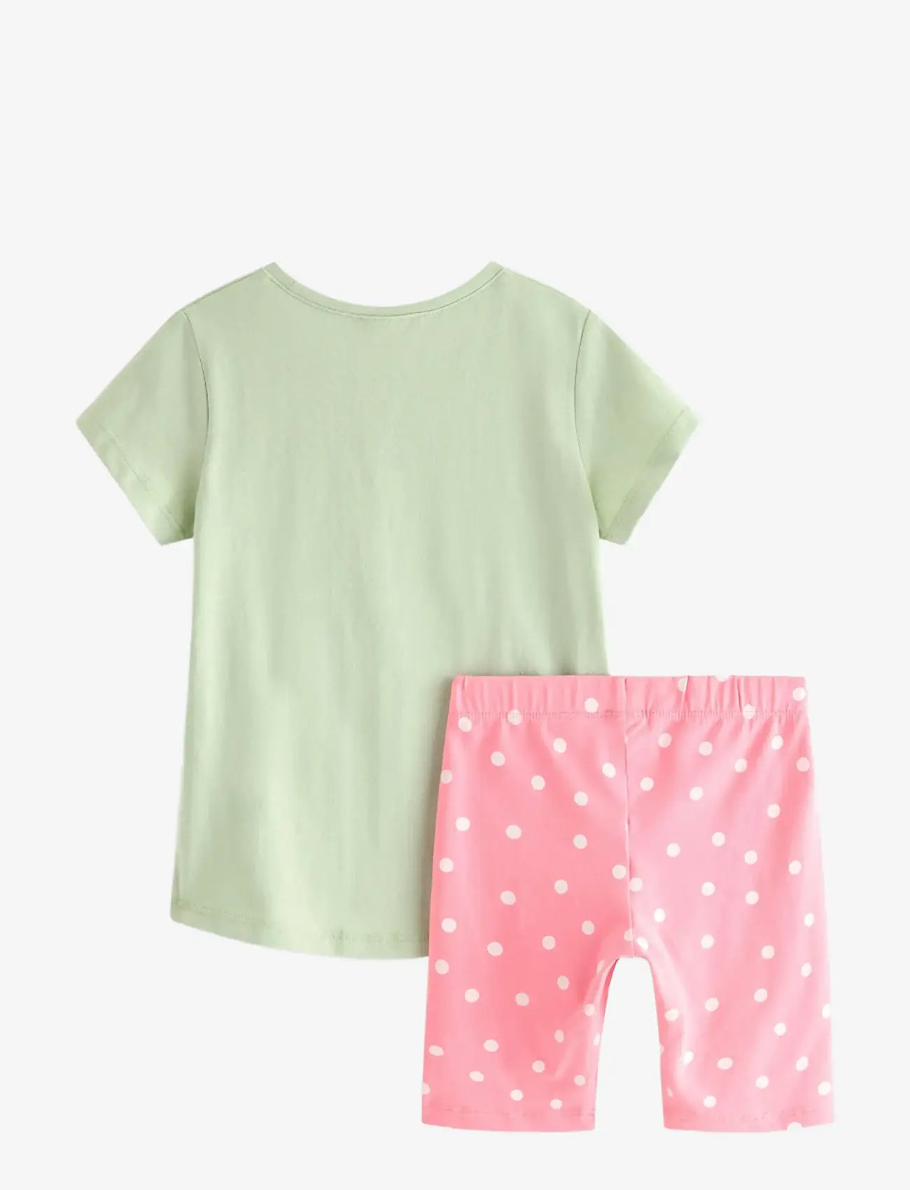 Lindex - Set - top and cycling shorts - lühikeste varrukatega t-särkide komplektid - light dusty green - 2
