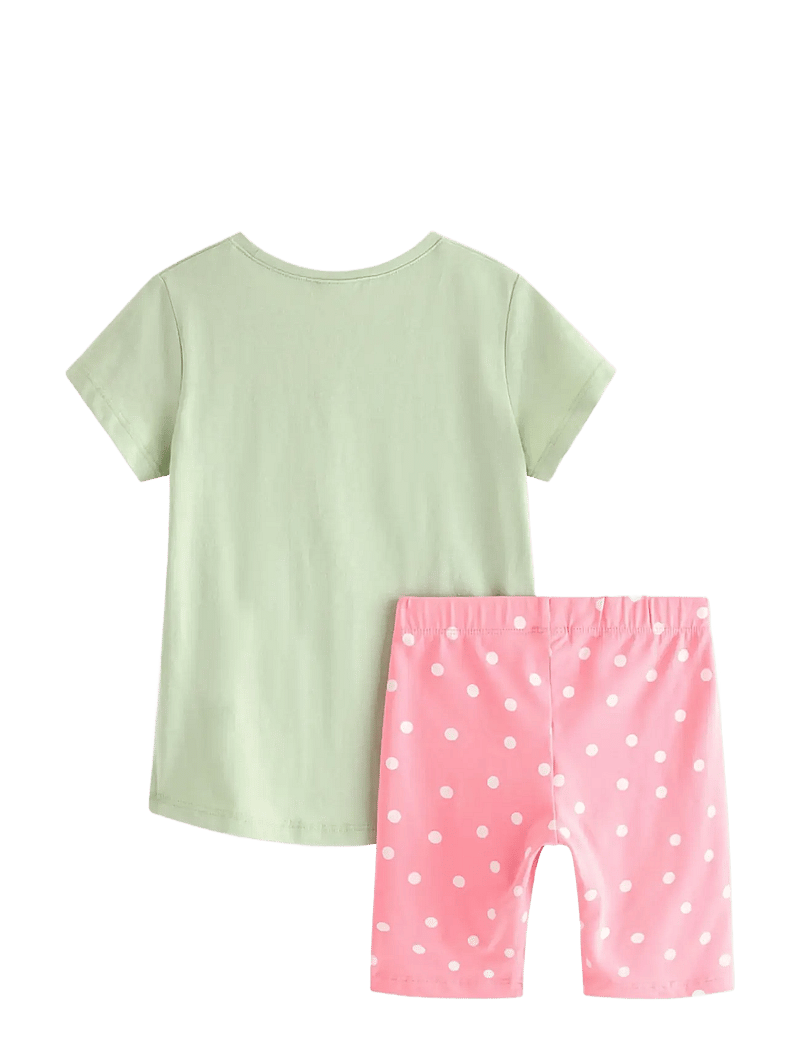 Lindex - Set - top and cycling shorts - lühikeste varrukatega t-särkide komplektid - light dusty green - 2